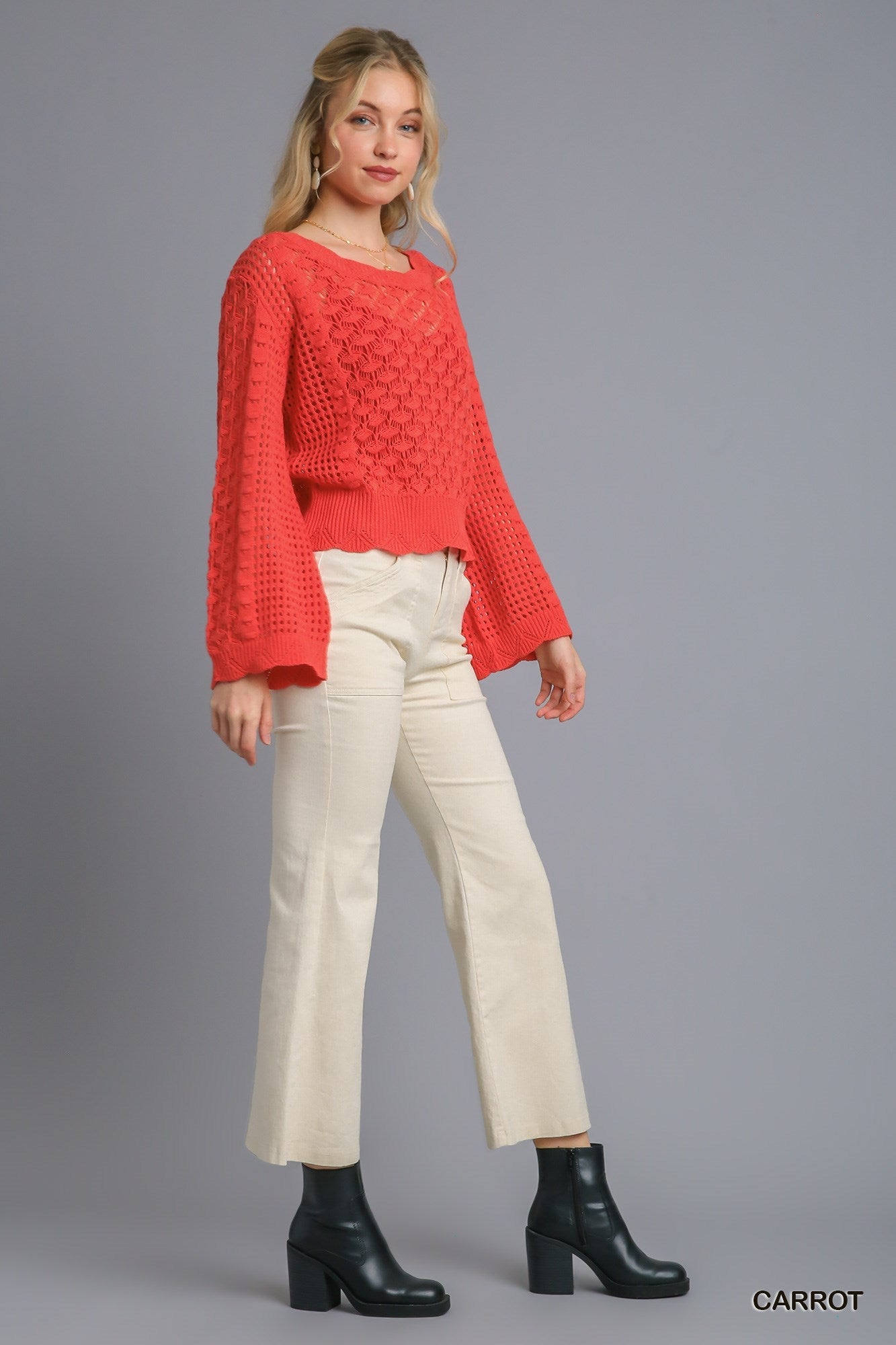 Crochet Light Weight Pullover - Mainstream Boutique