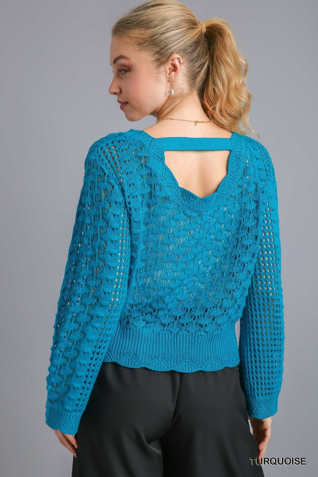 Crochet Light Weight Pullover - Mainstream Boutique