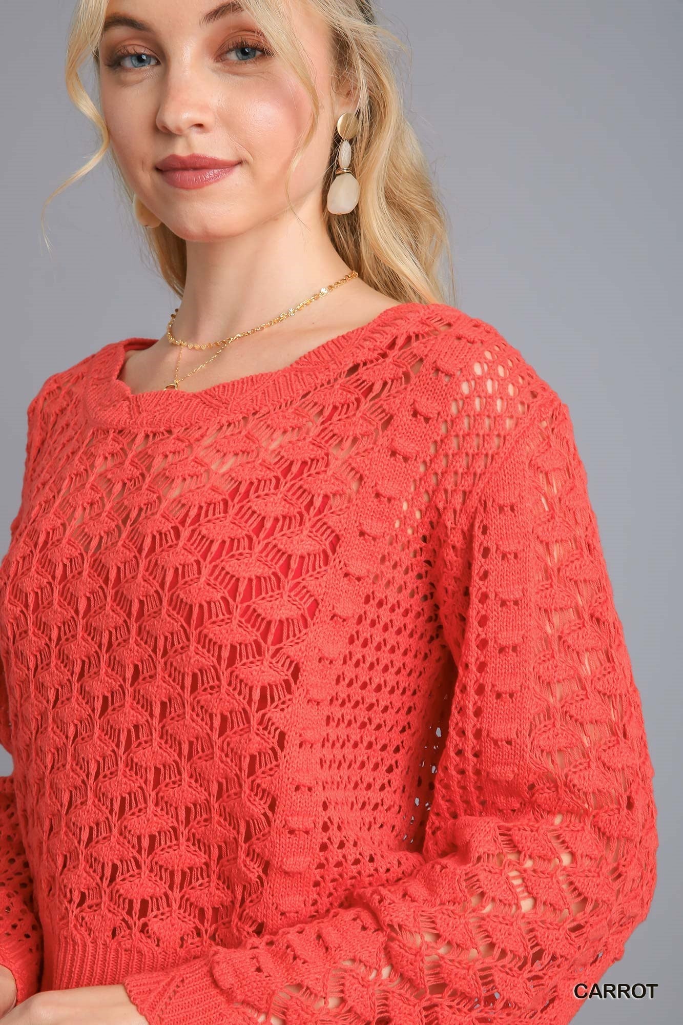 Crochet Light Weight Pullover - Mainstream Boutique
