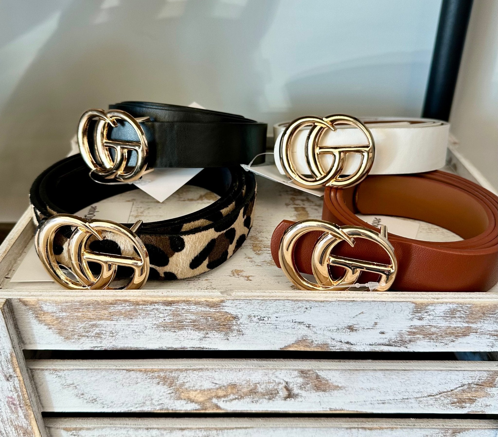BASIC BUCKLE FASHION BELT - Mainstream Boutique