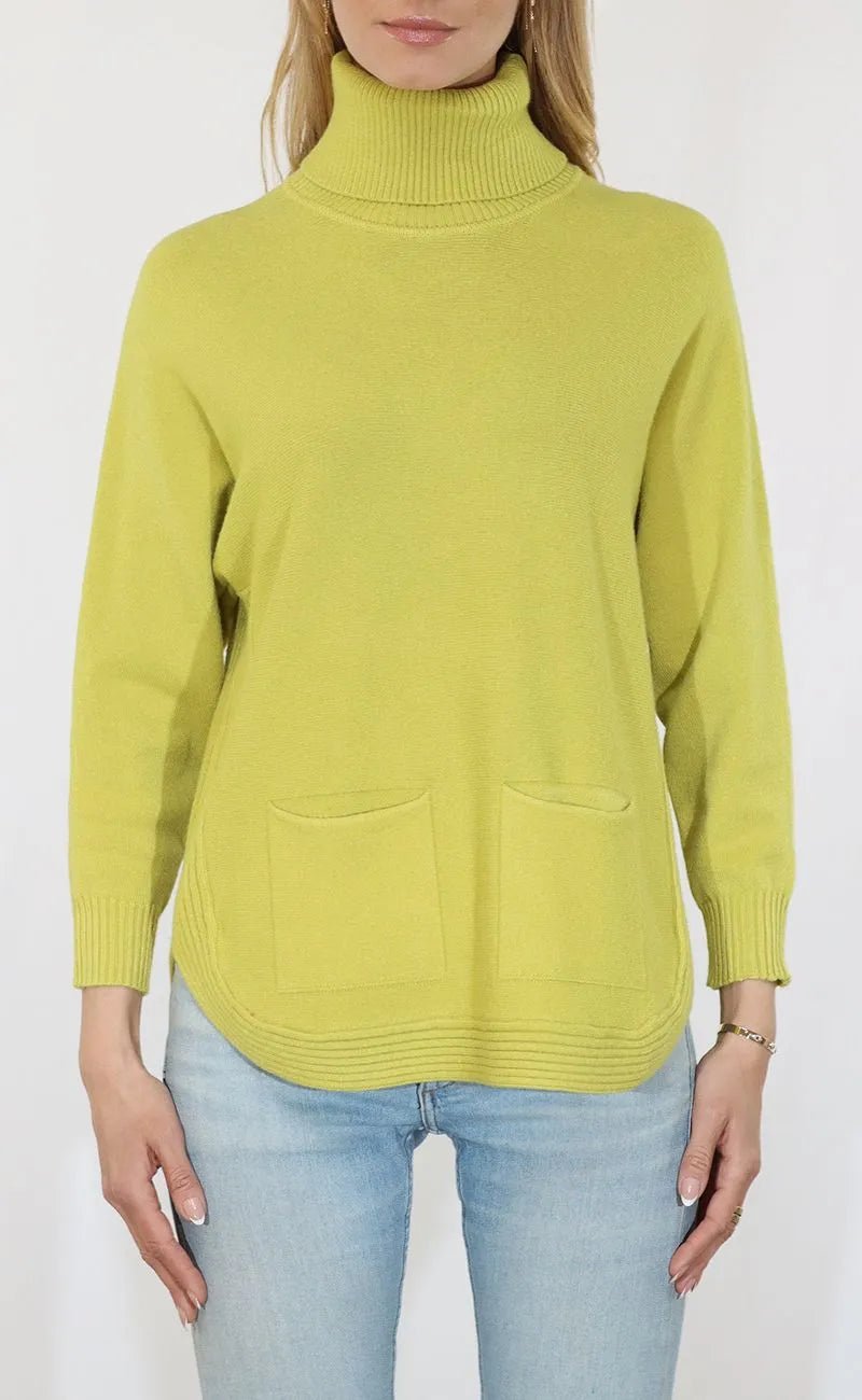 Oversized Dolman Sleeve Pullover W/Cowl Neckline - Mainstream Boutique