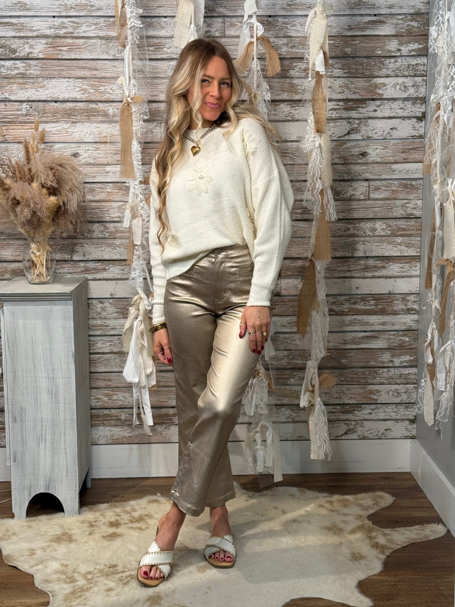 Golden Hour Flare Pant - Mainstream Boutique