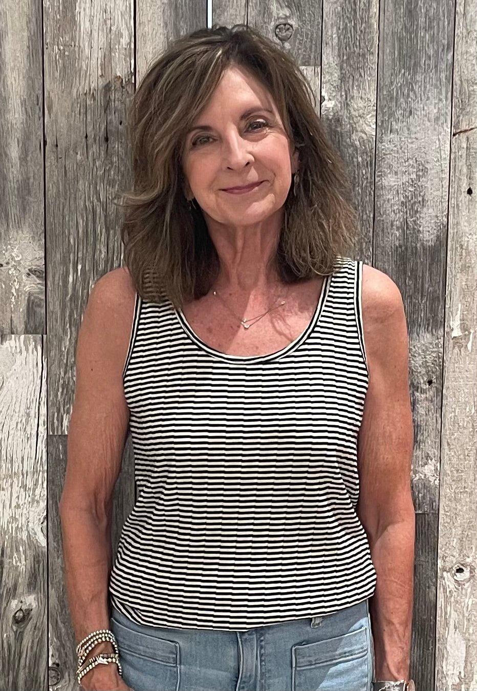 Textured Stripe Tank - Mainstream Boutique