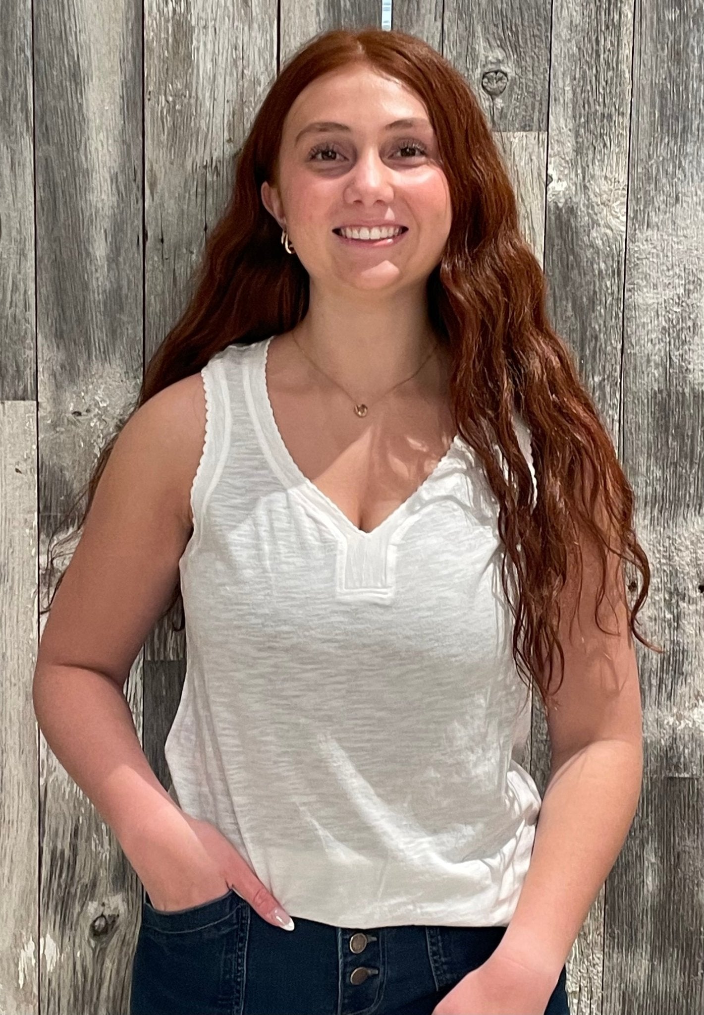 Sleeveless Sweetheart Neck Knit Tank - Mainstream Boutique