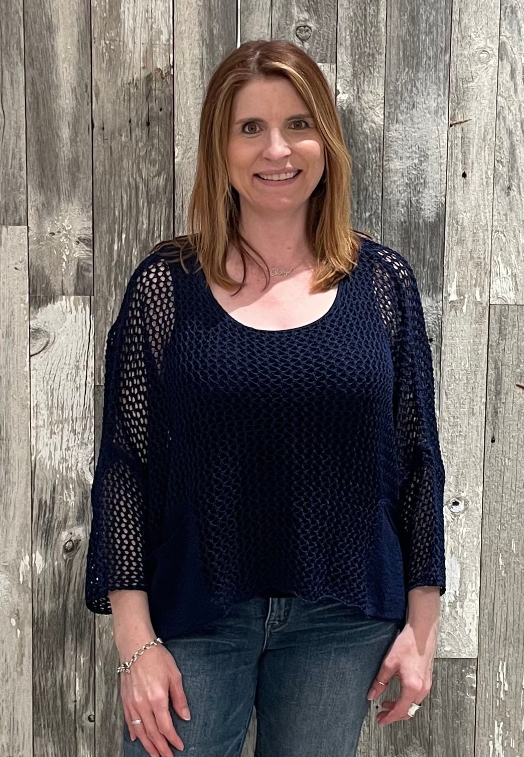 Made In Italy Oversized Sweater W/ Pocket - Mainstream Boutique