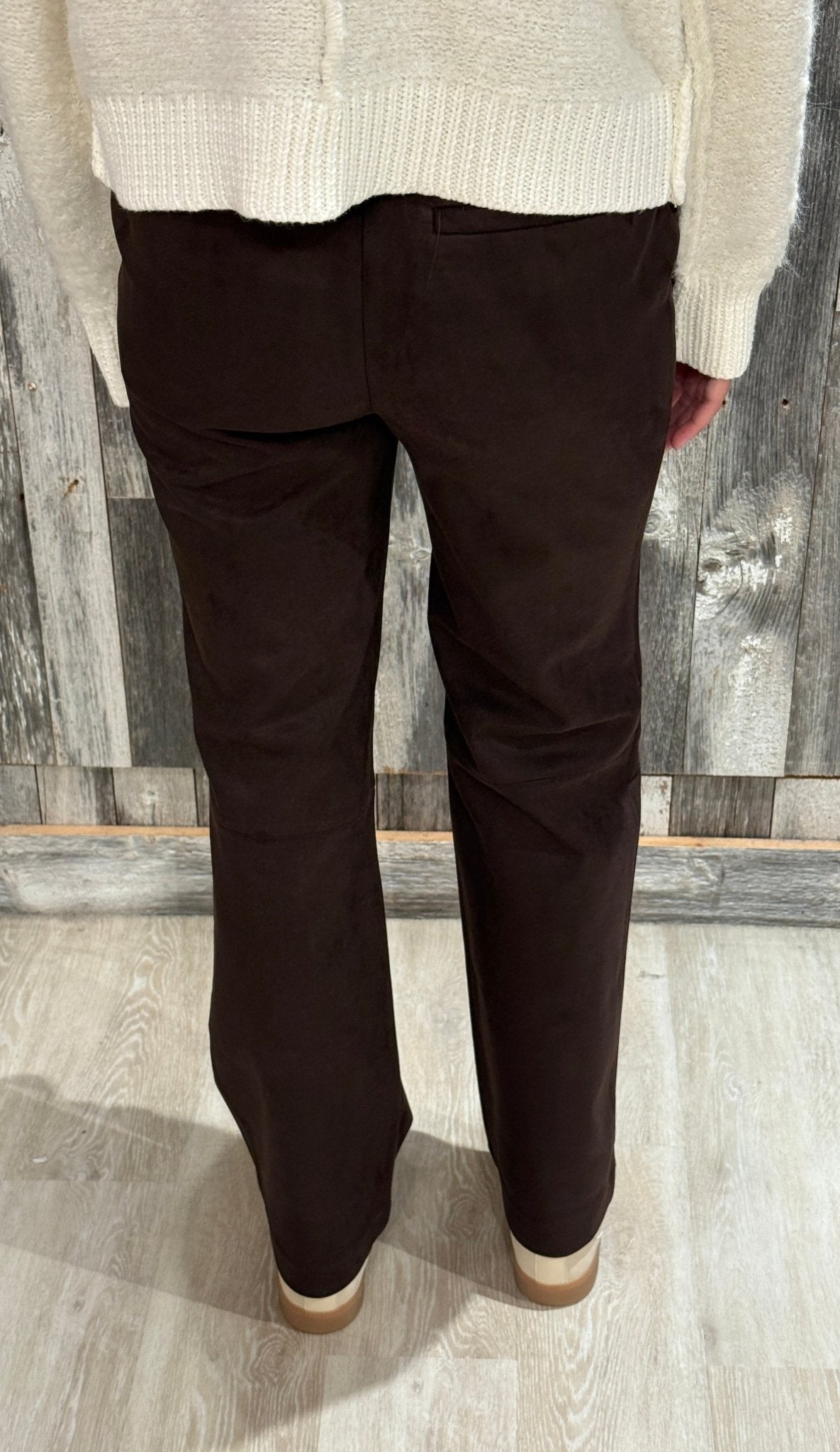 Charlie B Faux Suede Pull - On Pants - Mainstream Boutique