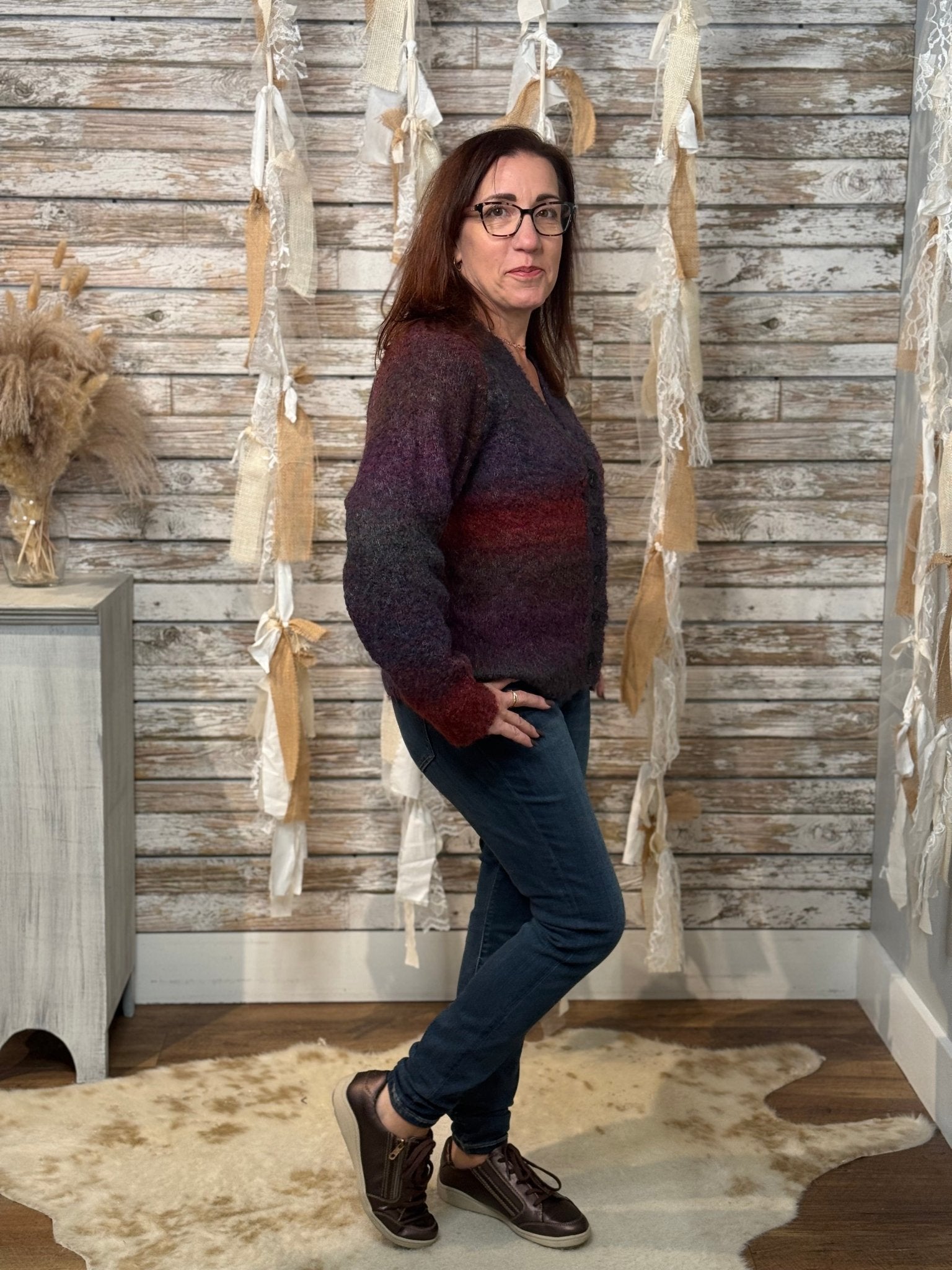 The Ember Haze Cardigan - Mainstream Boutique