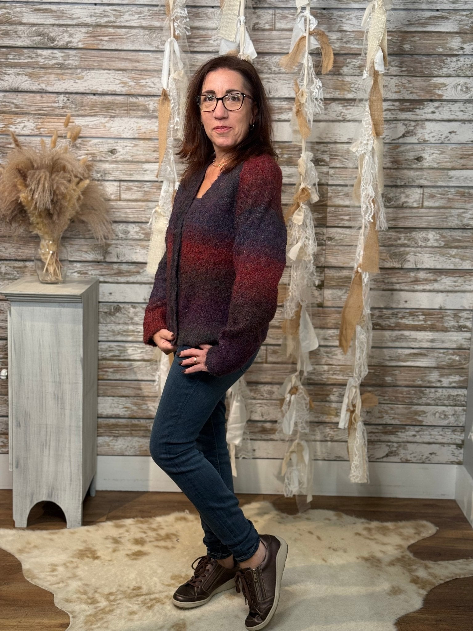 The Ember Haze Cardigan - Mainstream Boutique