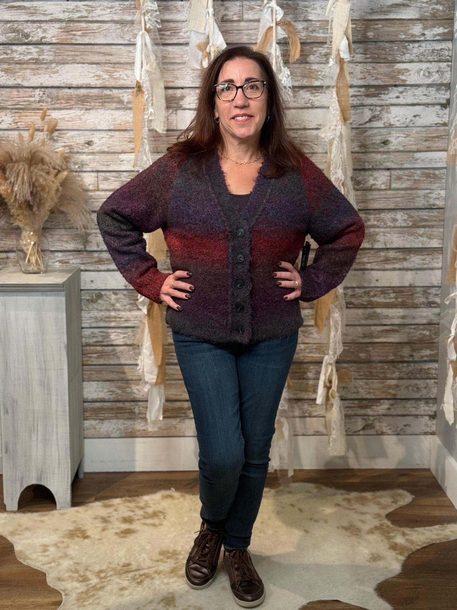 The Ember Haze Cardigan - Mainstream Boutique
