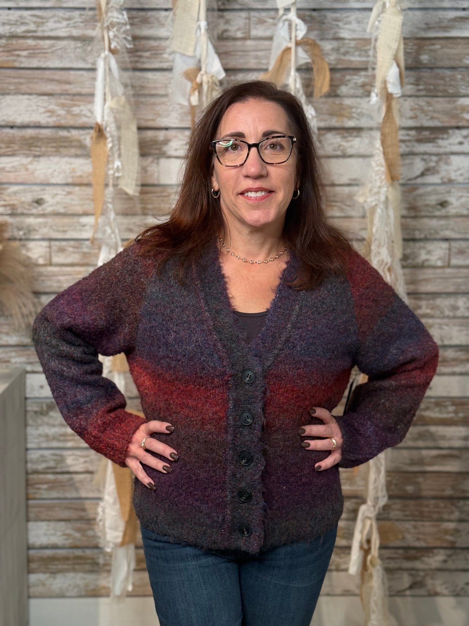 The Ember Haze Cardigan - Mainstream Boutique