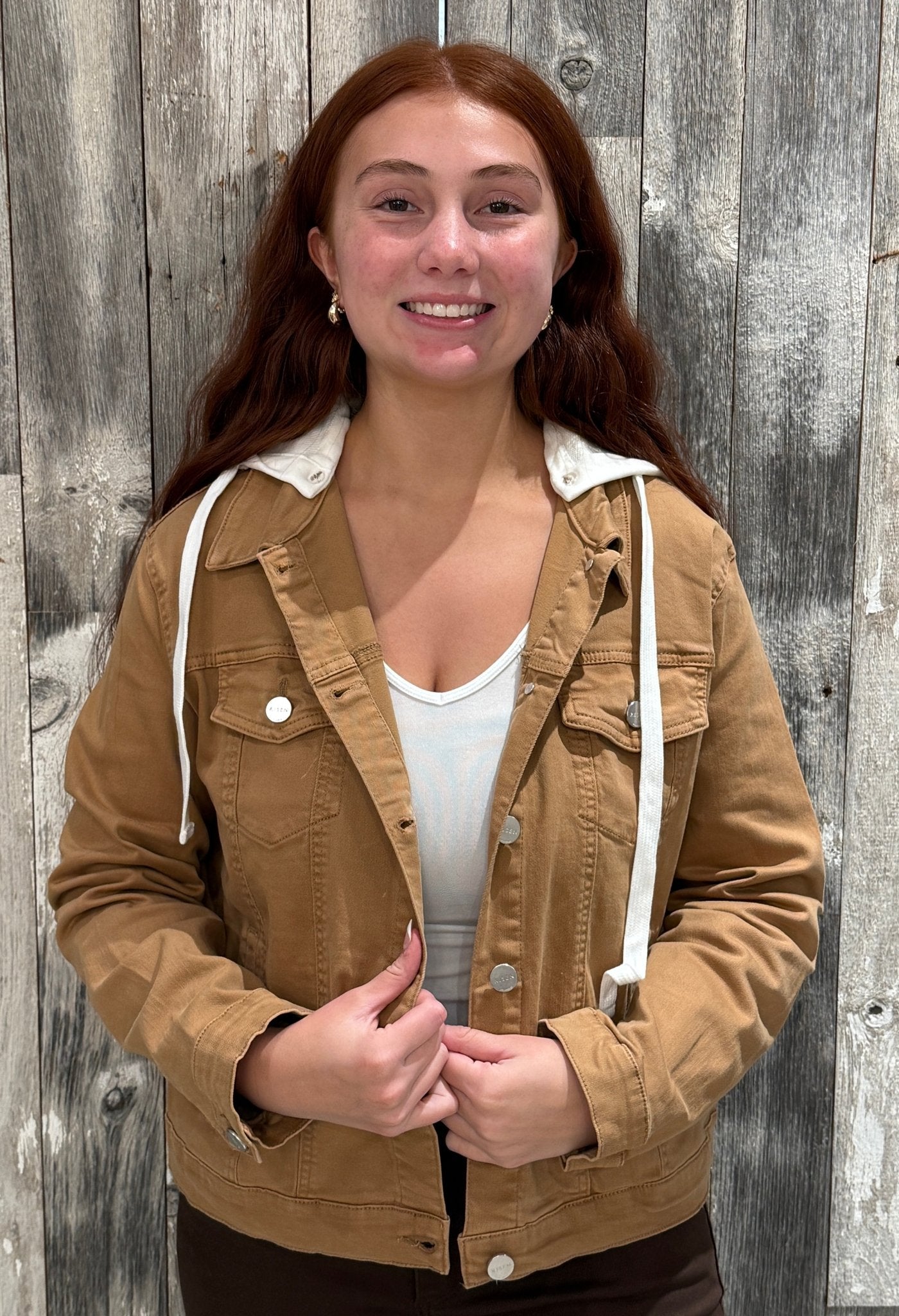 Oversized With Hoodie Jacket - Mainstream Boutique