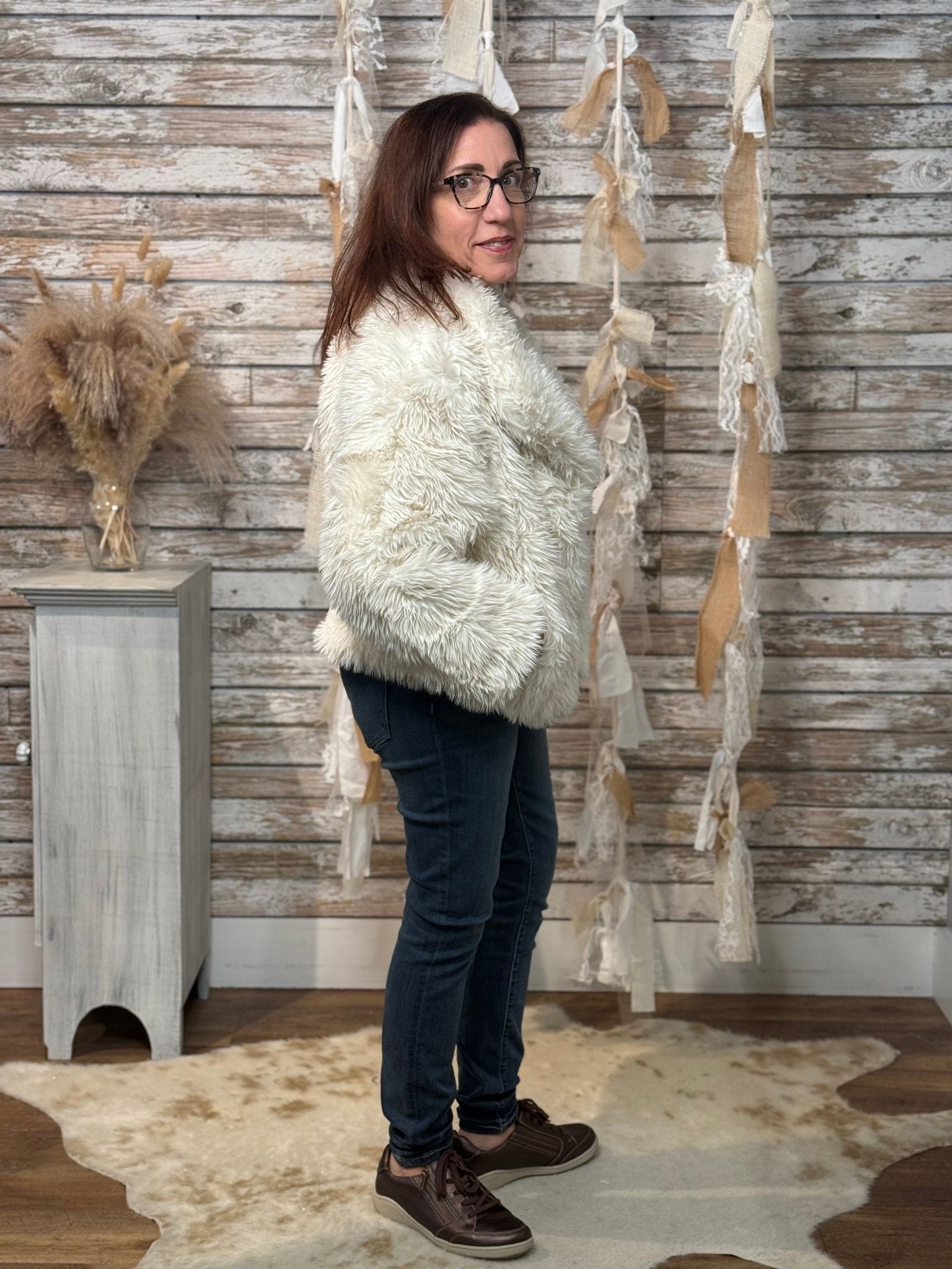 The Sugar Plum Shag Jacket - Mainstream Boutique
