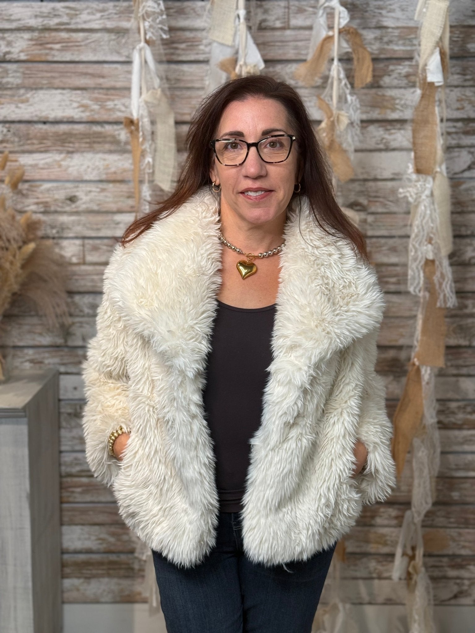 The Sugar Plum Shag Jacket - Mainstream Boutique