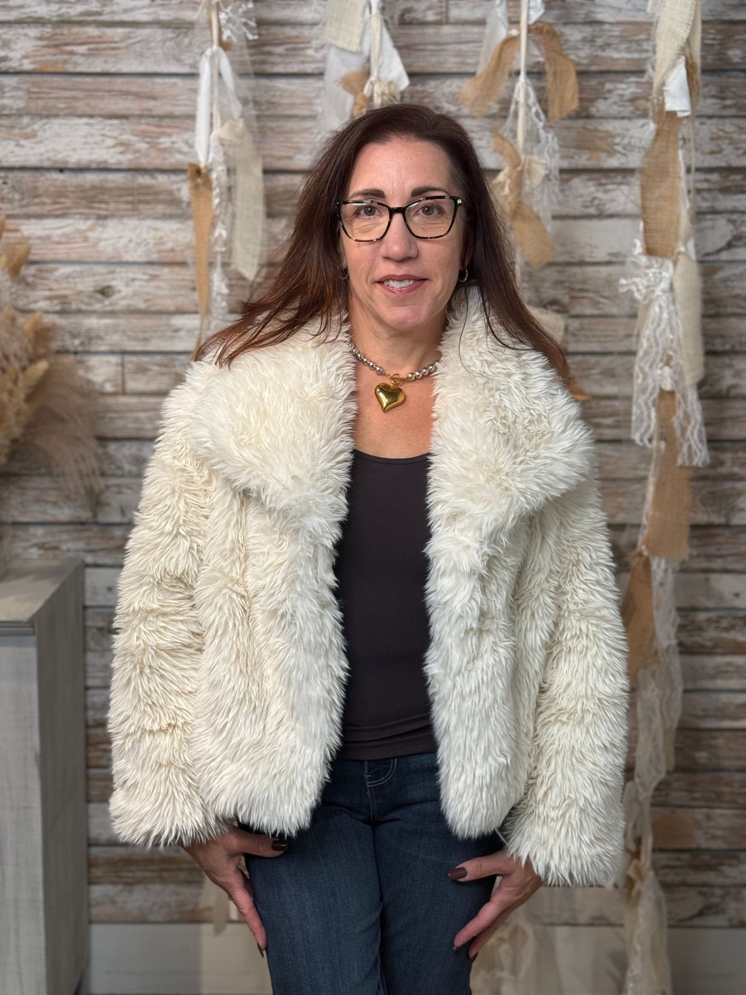 The Sugar Plum Shag Jacket - Mainstream Boutique