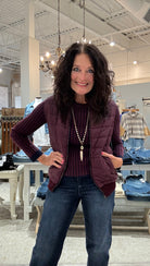 Long Sleeve Crew Neck Ribbed Sweater