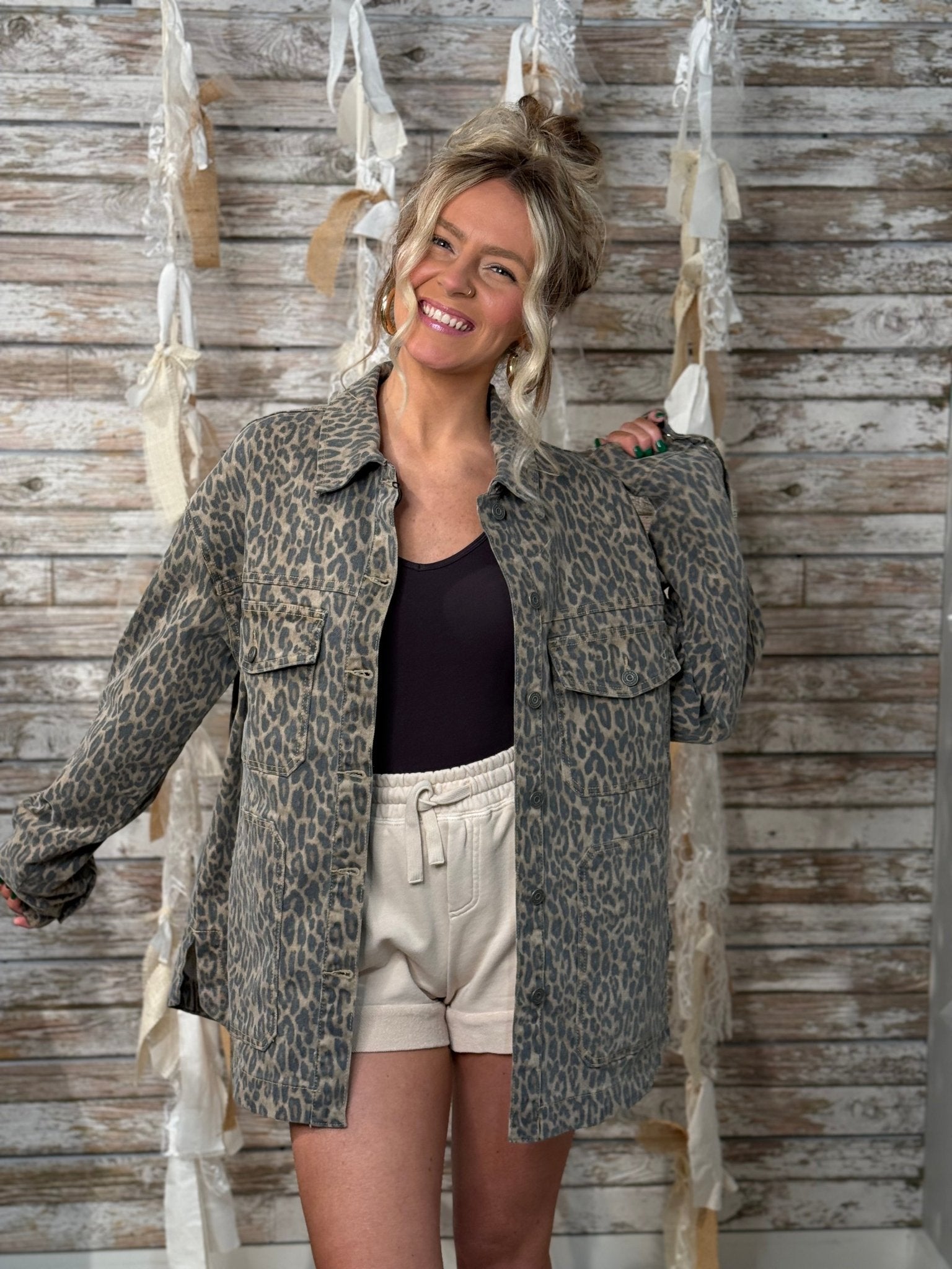 Wild Side Oversized Shacket - Mainstream Boutique