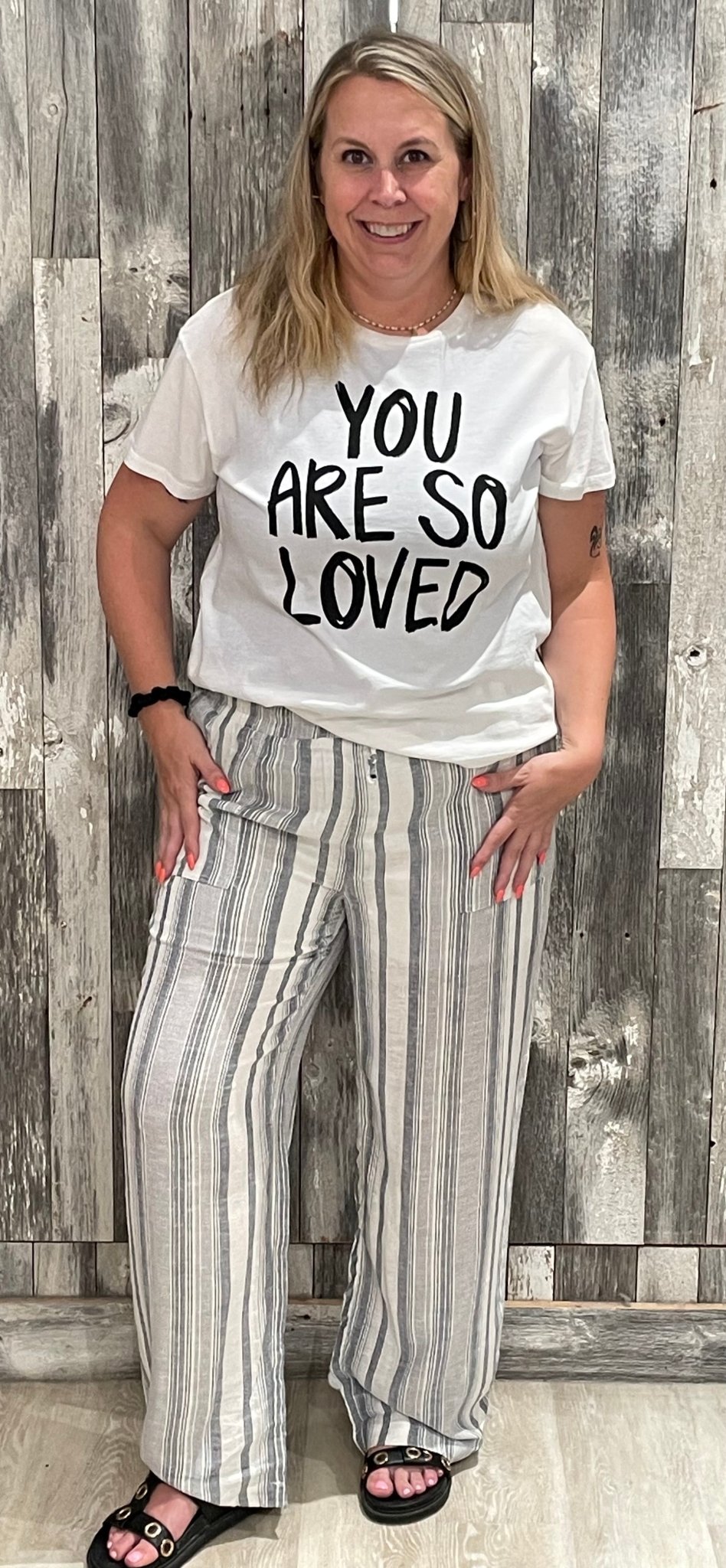 Lined Drawstring Elastic Waist Pant *Final Sale* - Mainstream Boutique