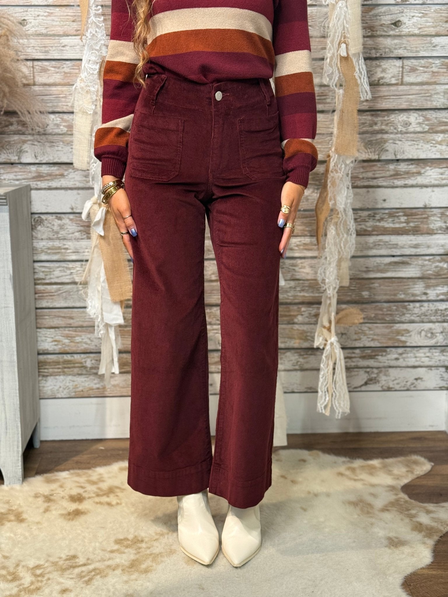 Colette Corduroy Wide Legs - Mainstream Boutique
