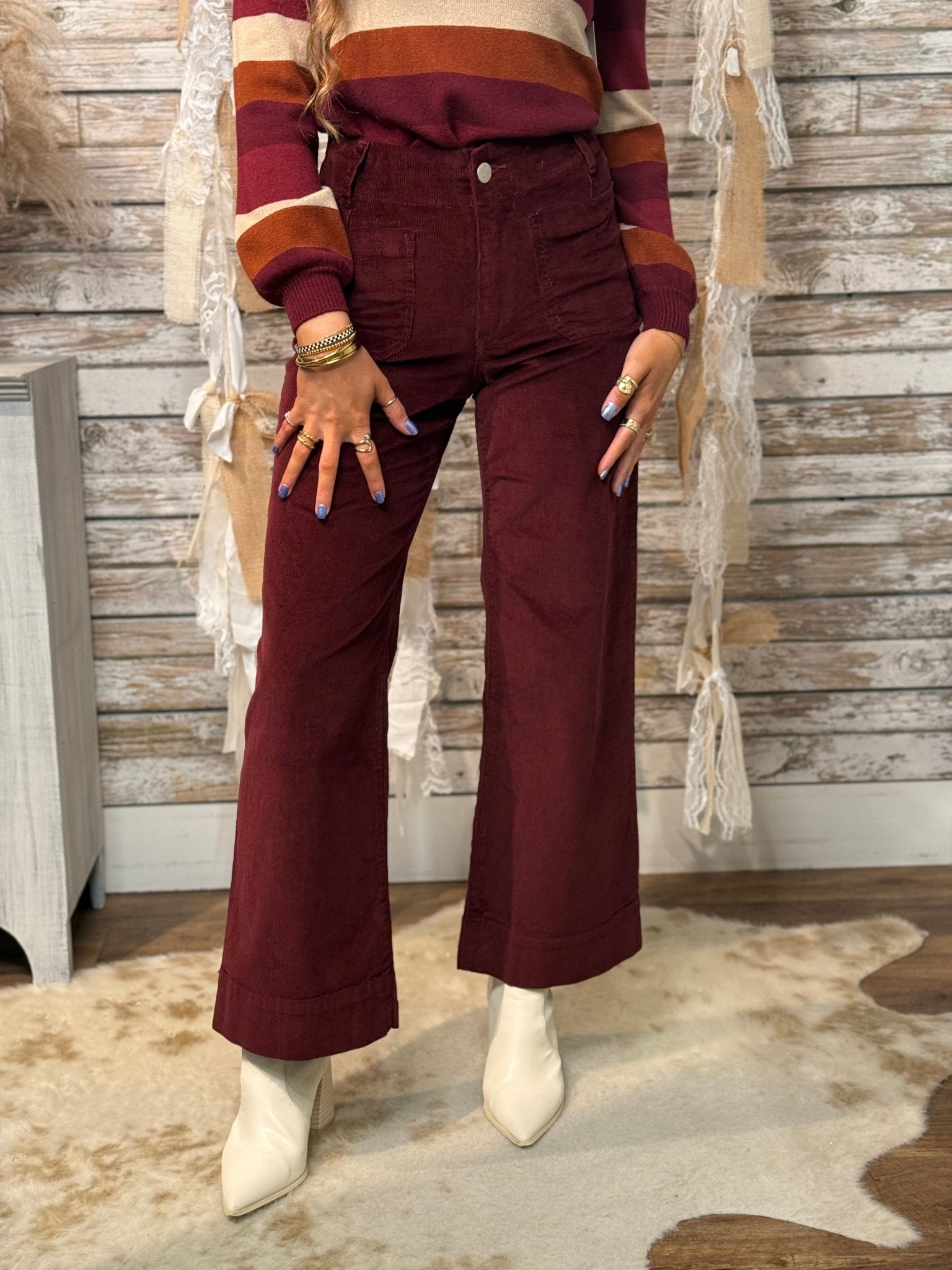 Colette Corduroy Wide Legs - Mainstream Boutique