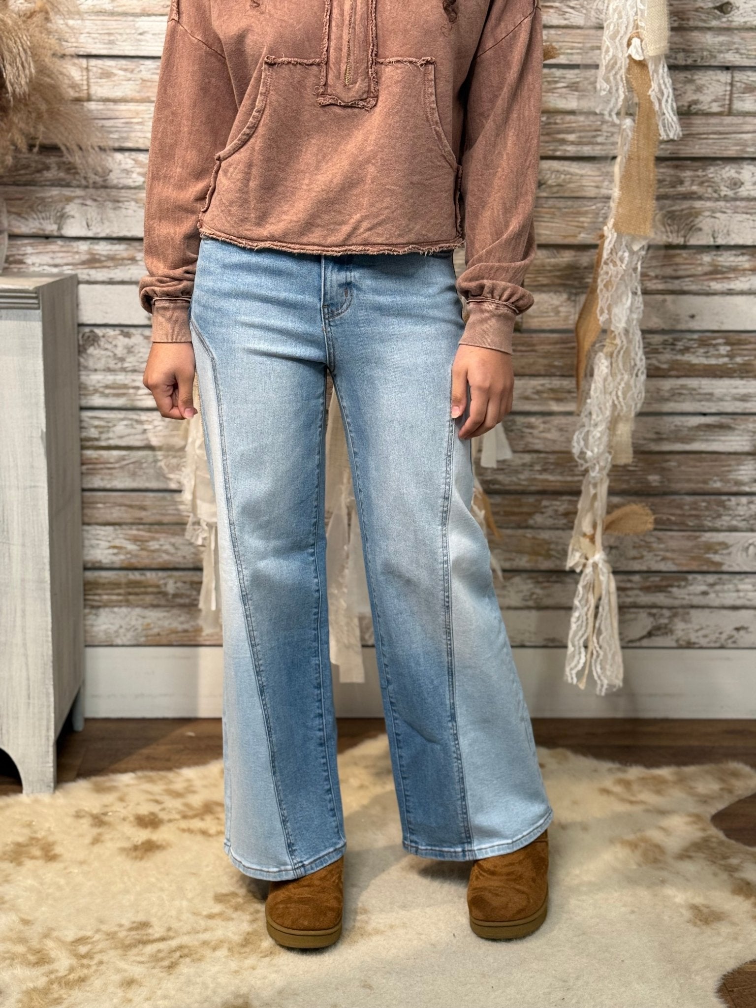 Trailblazer Two - Tone Jeans - Mainstream Boutique