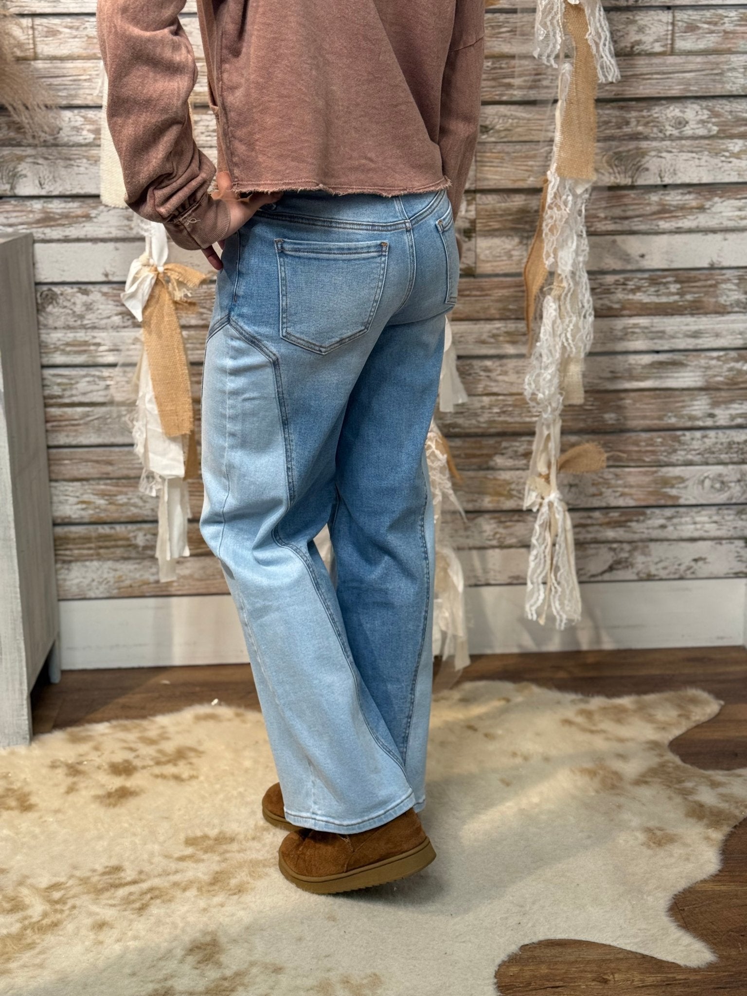 Trailblazer Two - Tone Jeans - Mainstream Boutique