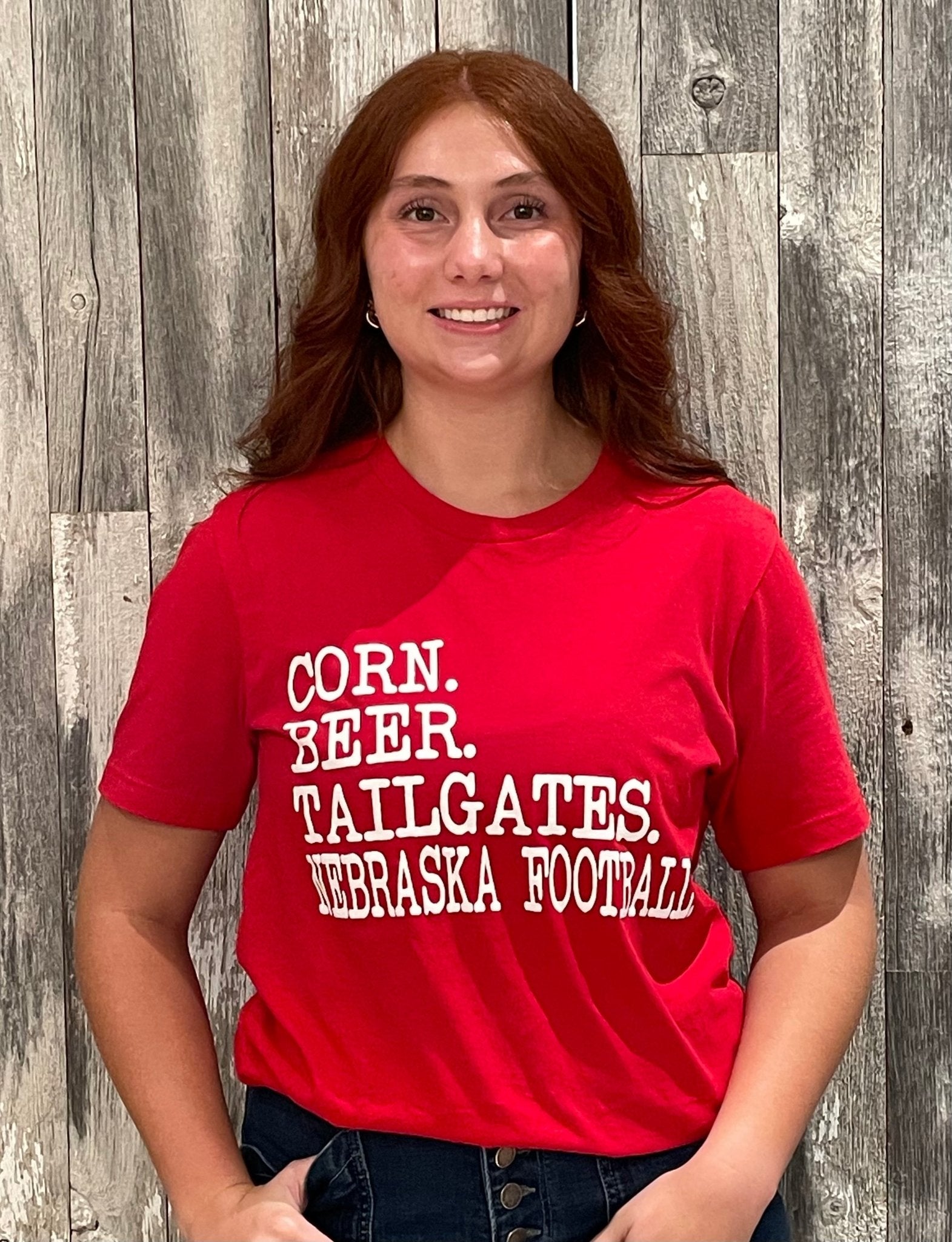 Corn.Beer.Tailgates Tee *Final Sale* - Mainstream Boutique