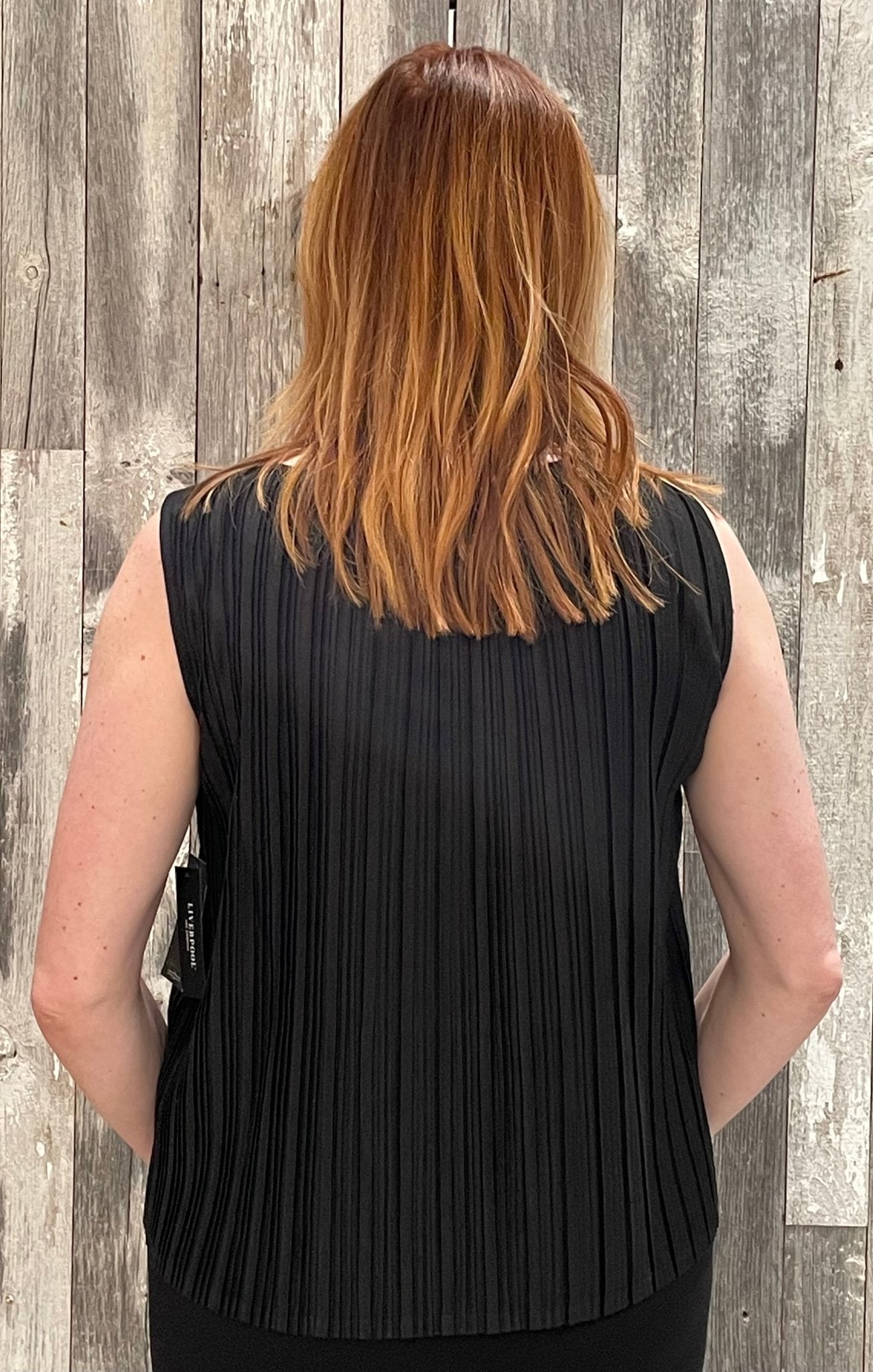 Liverpool Sleeveless Crew Neck Top - Mainstream Boutique