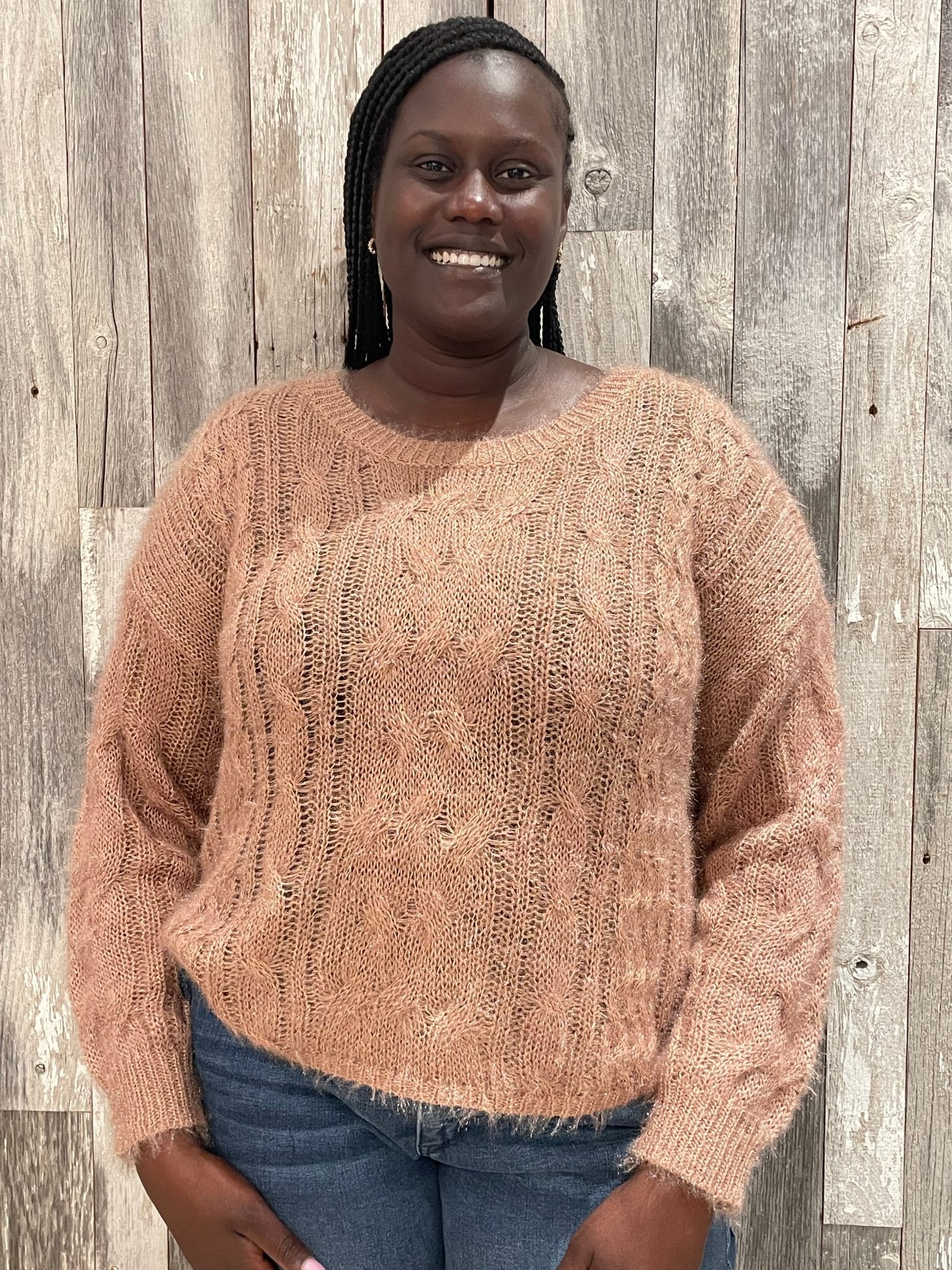 Cable Knit Sweater - Mainstream Boutique
