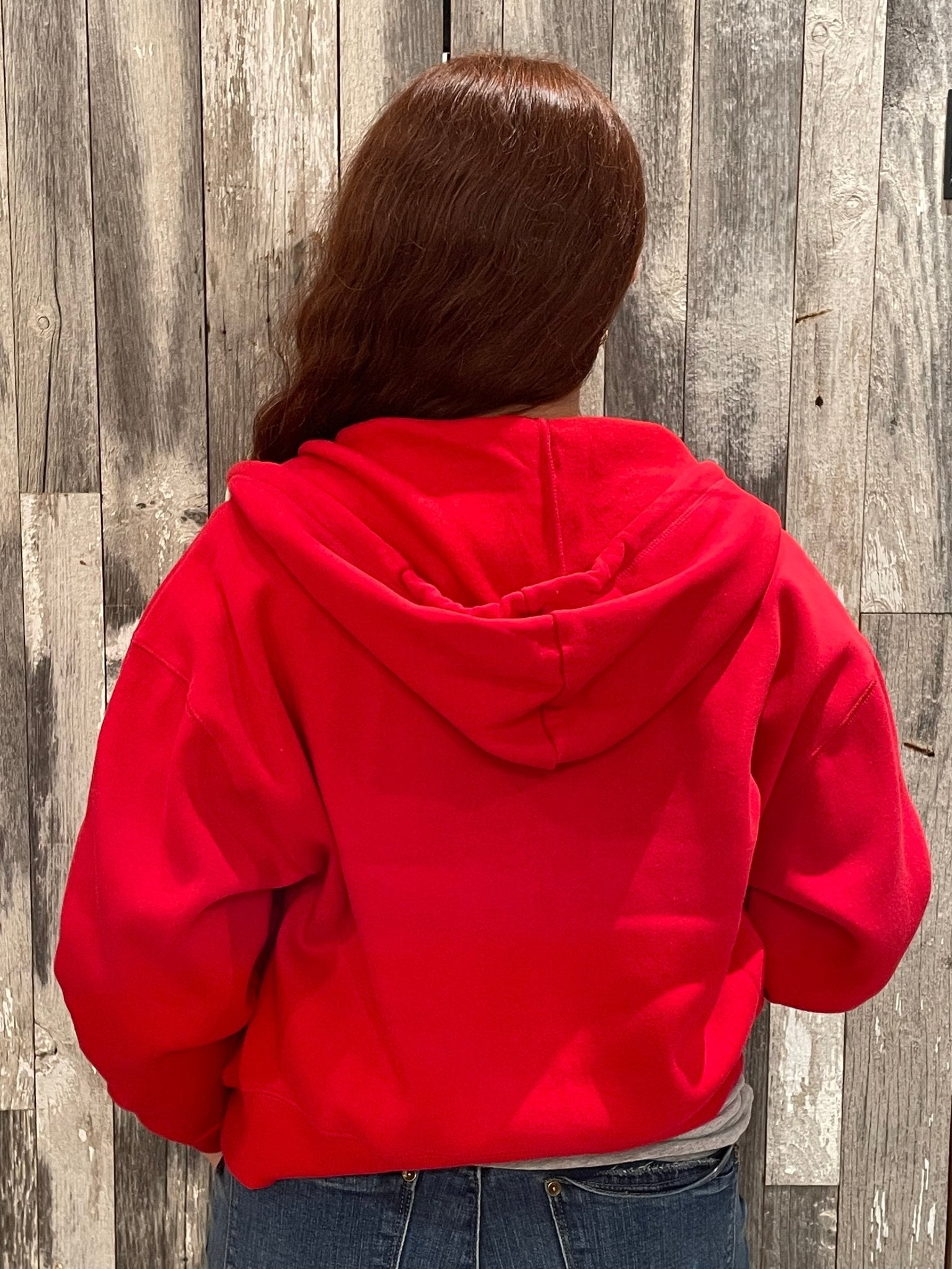 Fleece Cropped Zip - up Hoodie W Pockets - Mainstream Boutique