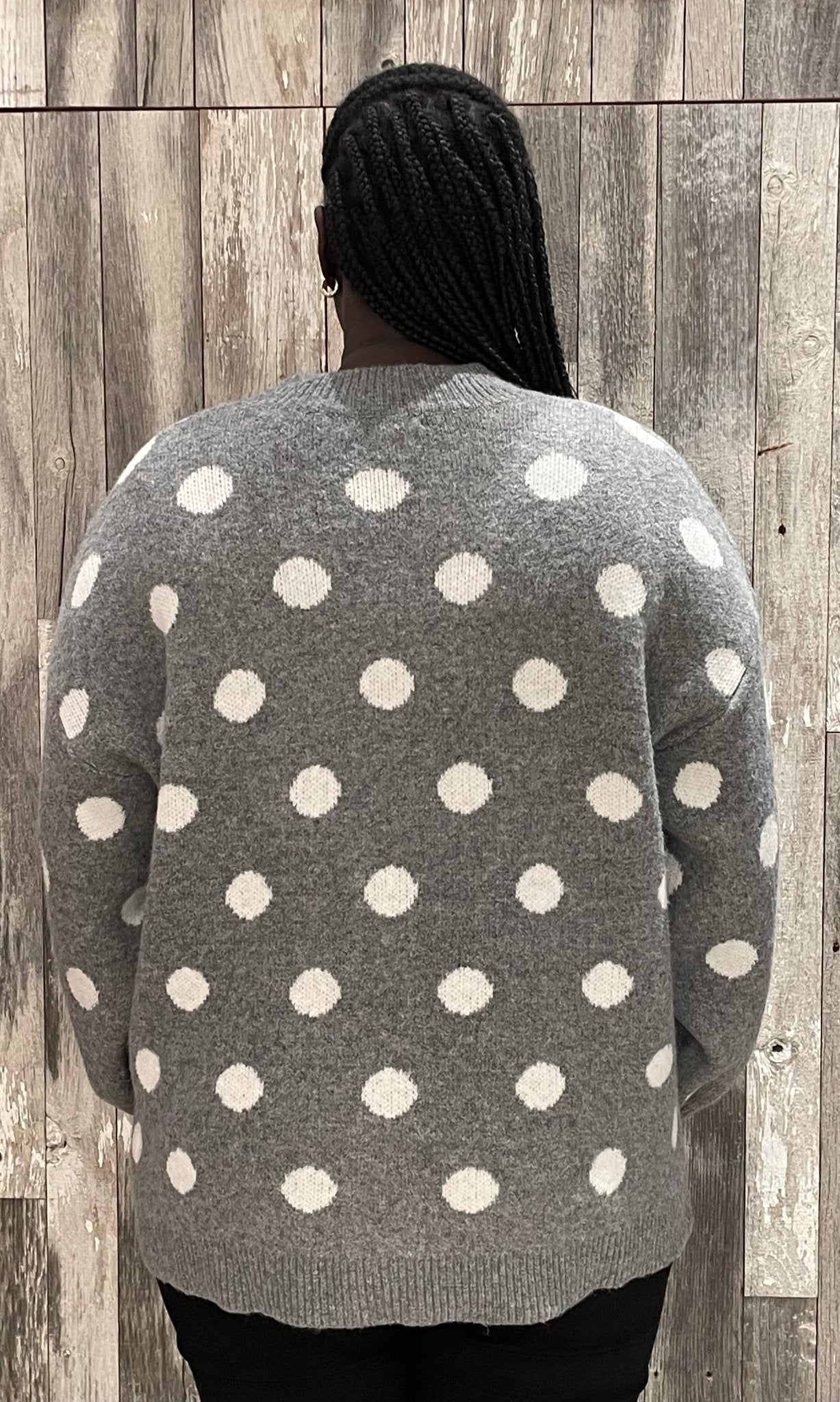 Polka Dot Classic Cardigan - Mainstream Boutique