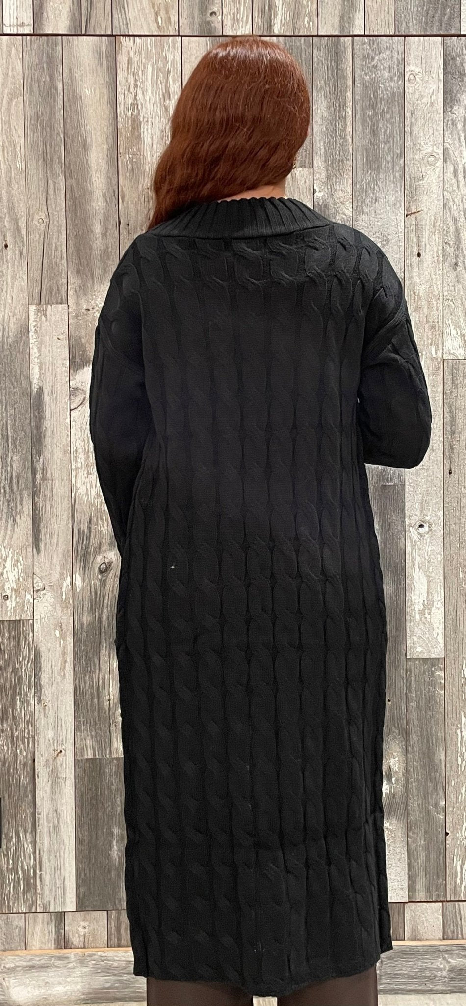 Cable Knit Sweater Cardigan With Pockets - Mainstream Boutique