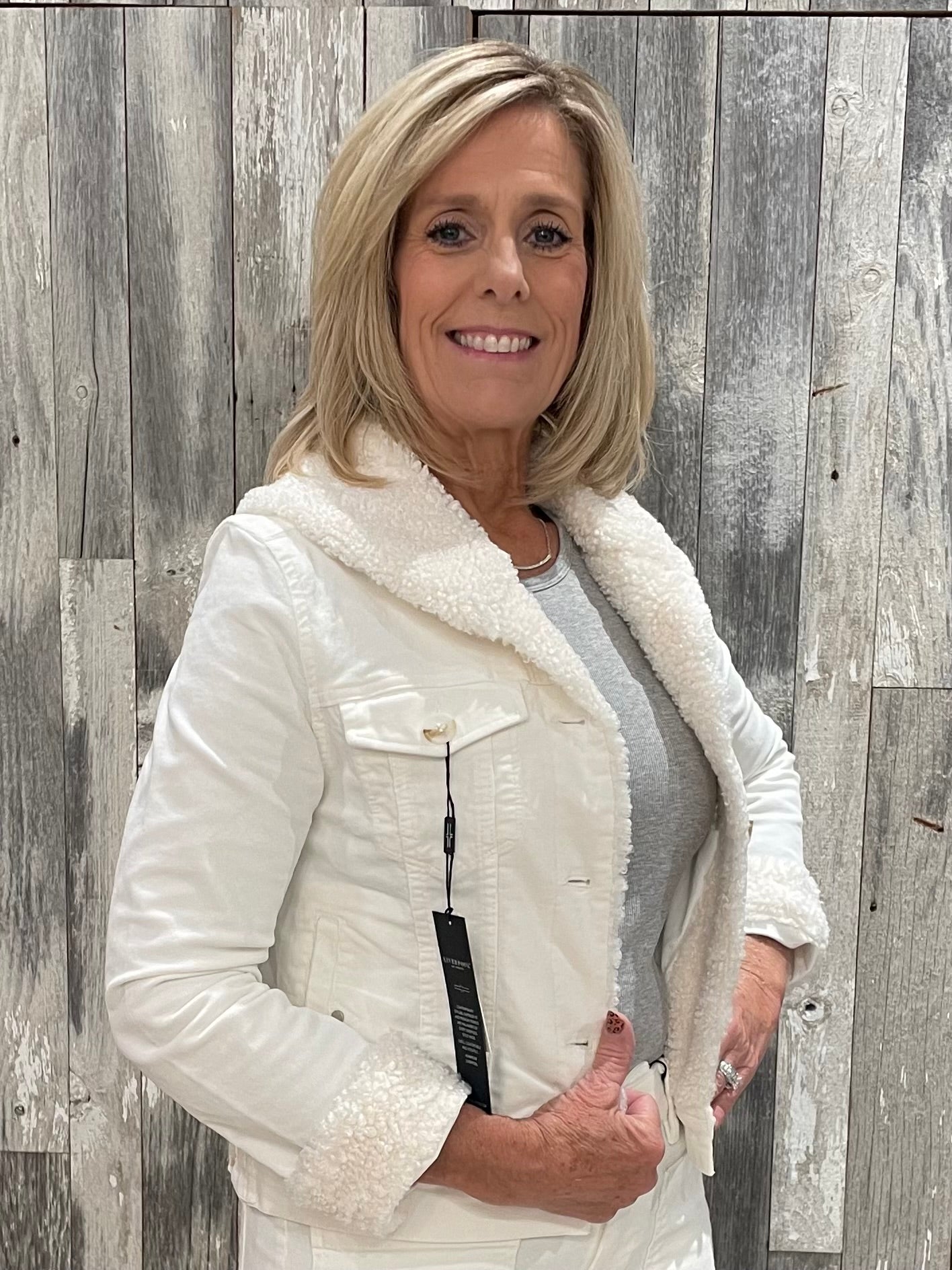 Liverpool Corduroy Sherpa Collar Jacket - Mainstream Boutique