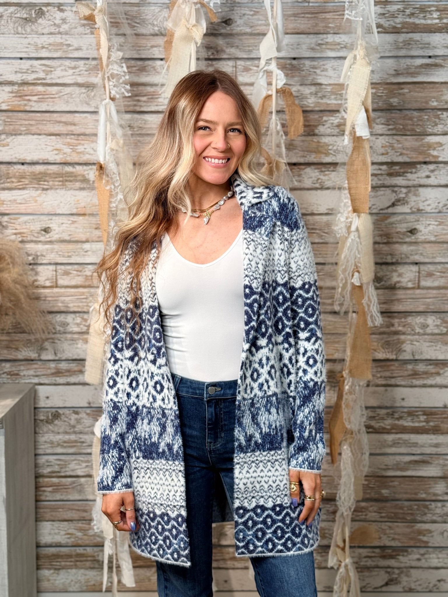 Frosted Peaks Coatigan - Mainstream Boutique