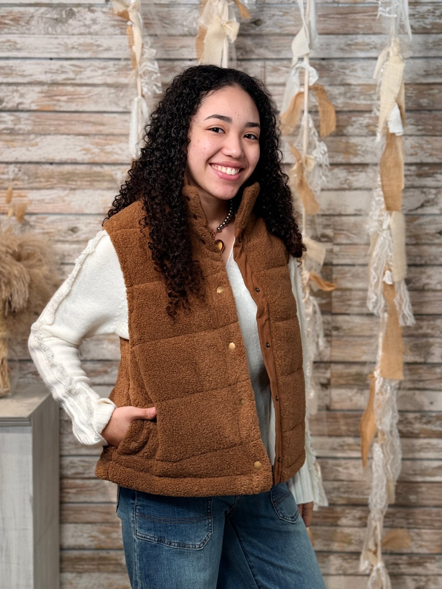 Cinnamon Trail Puffer Vest - Mainstream Boutique