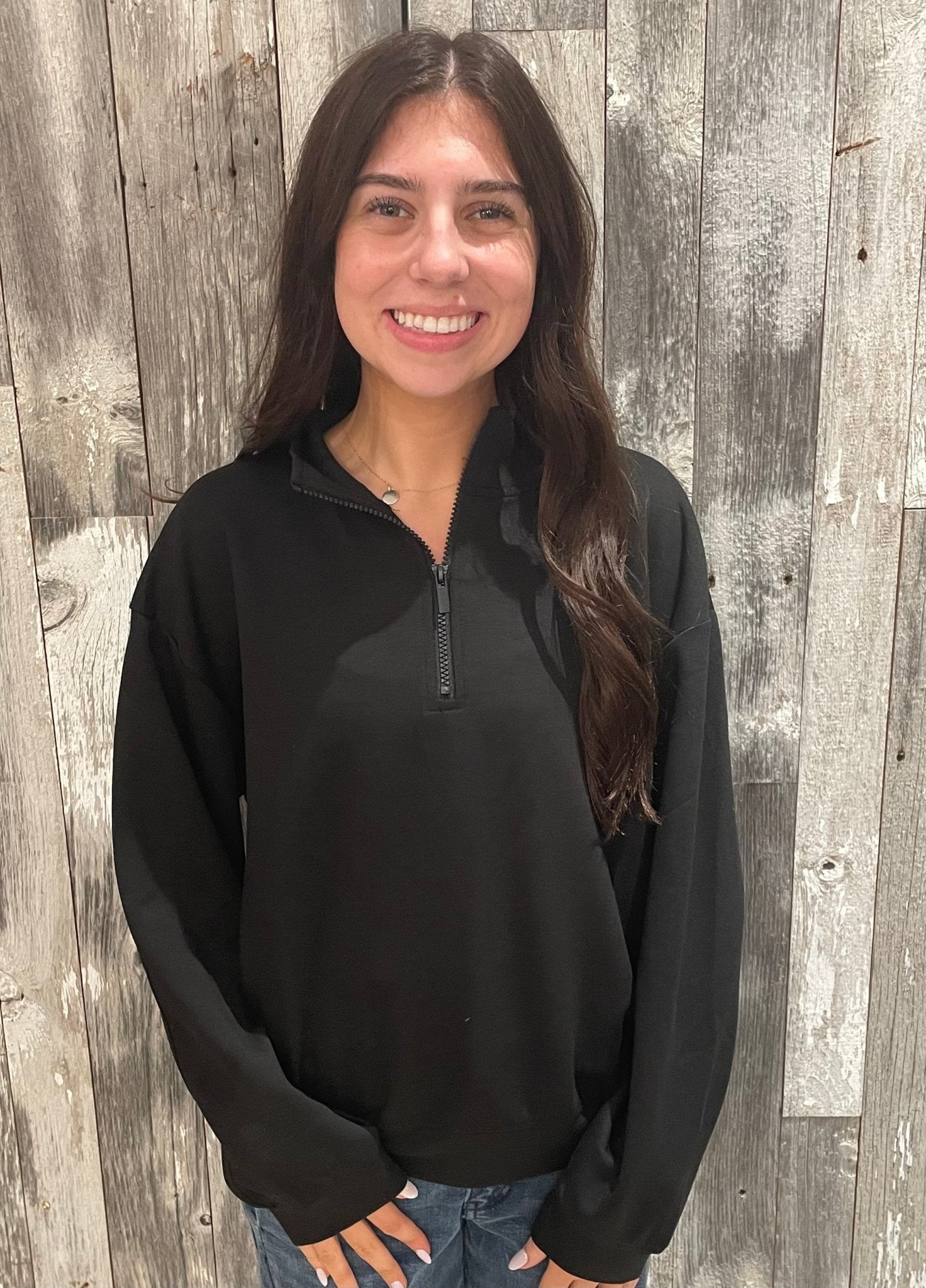 Scuba Half Zip Pullover Sweatshirts - Mainstream Boutique