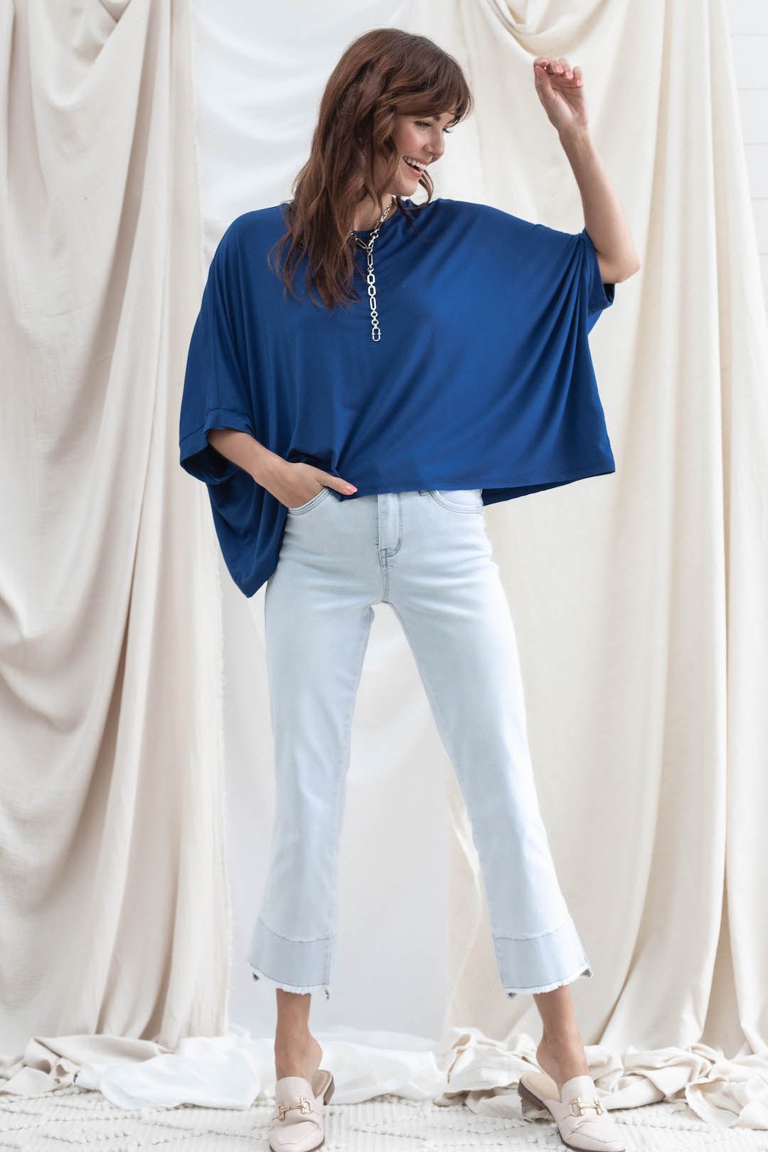 Swing Tee - Navy - Mainstream Boutique