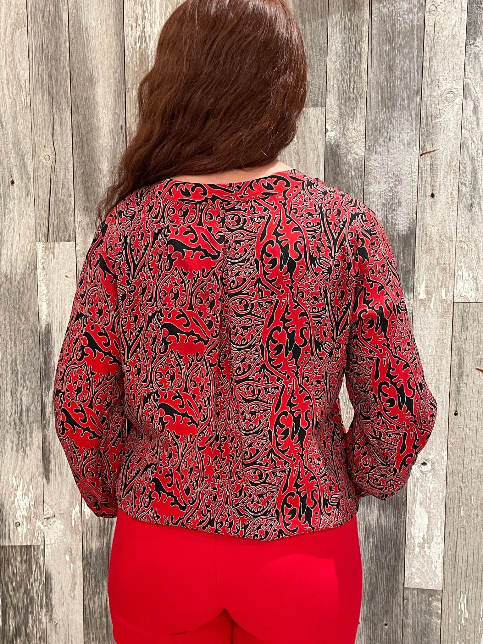 Crossover Top With Tassel - Mainstream Boutique