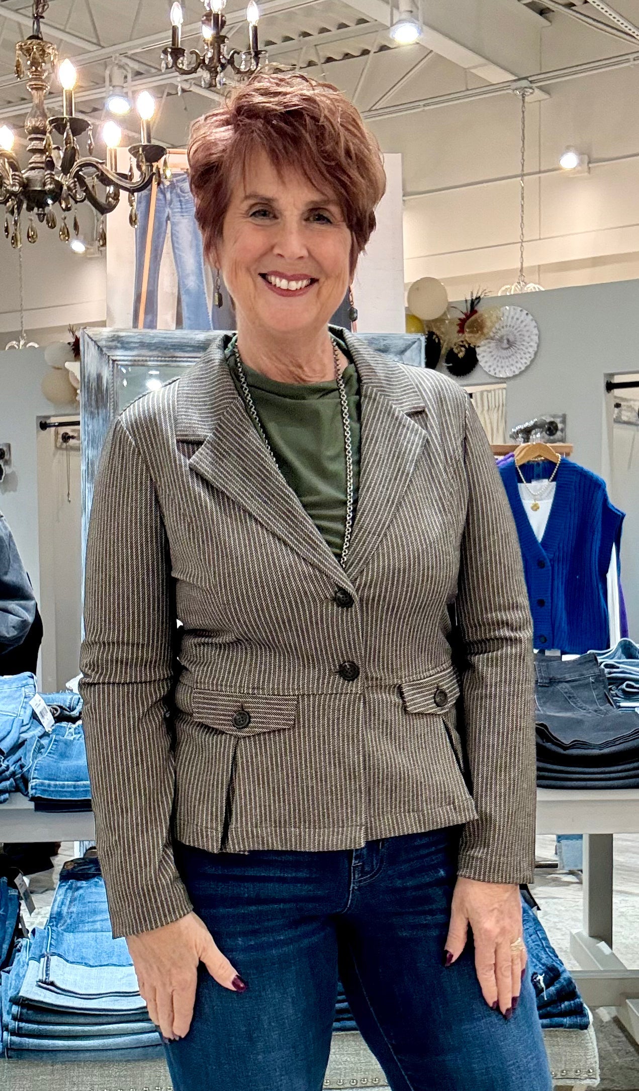 Peplum Blazer Jacket