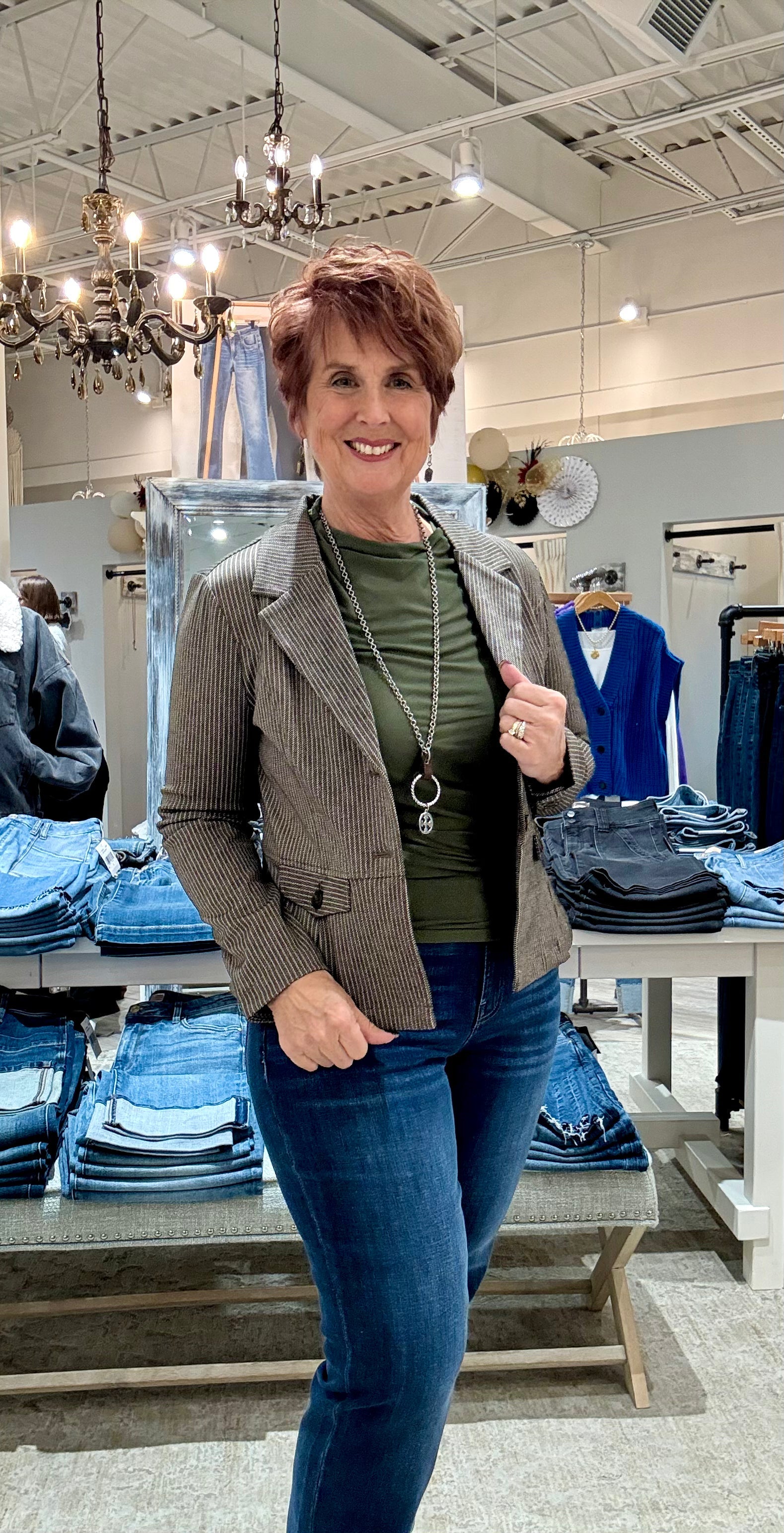 Peplum Blazer Jacket