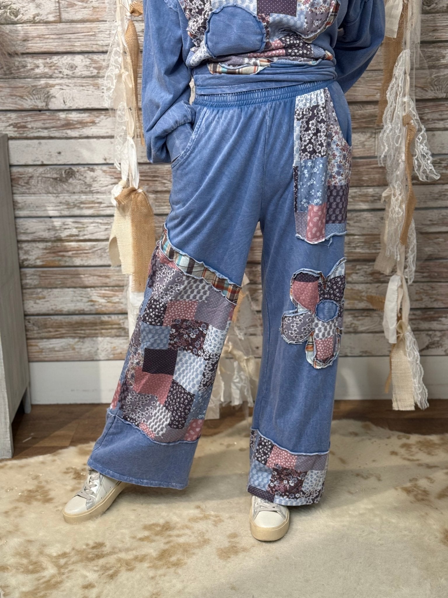 Patch Me If You Can Pants - Mainstream Boutique