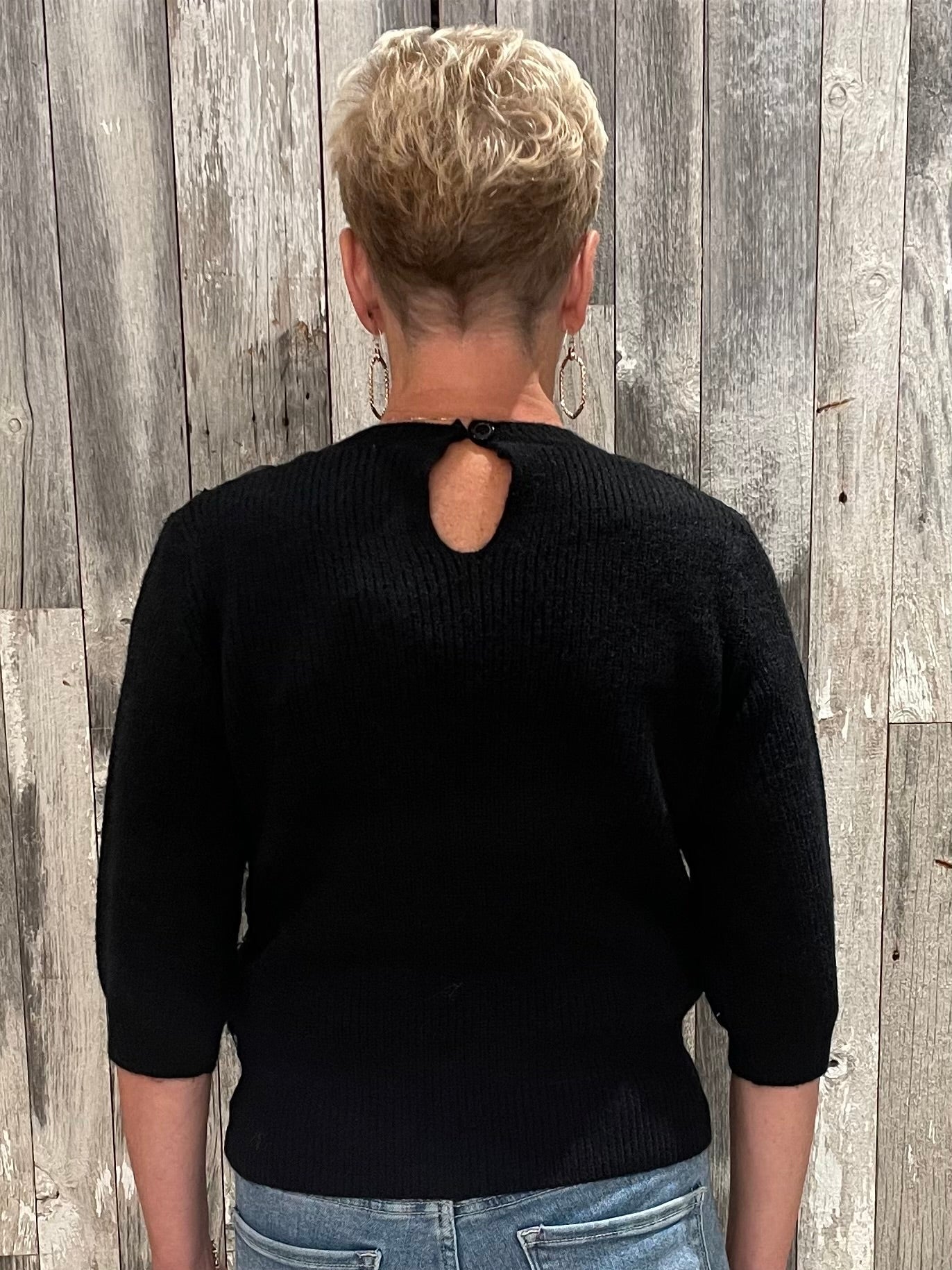 Floral Layered Detail Sweater - Mainstream Boutique
