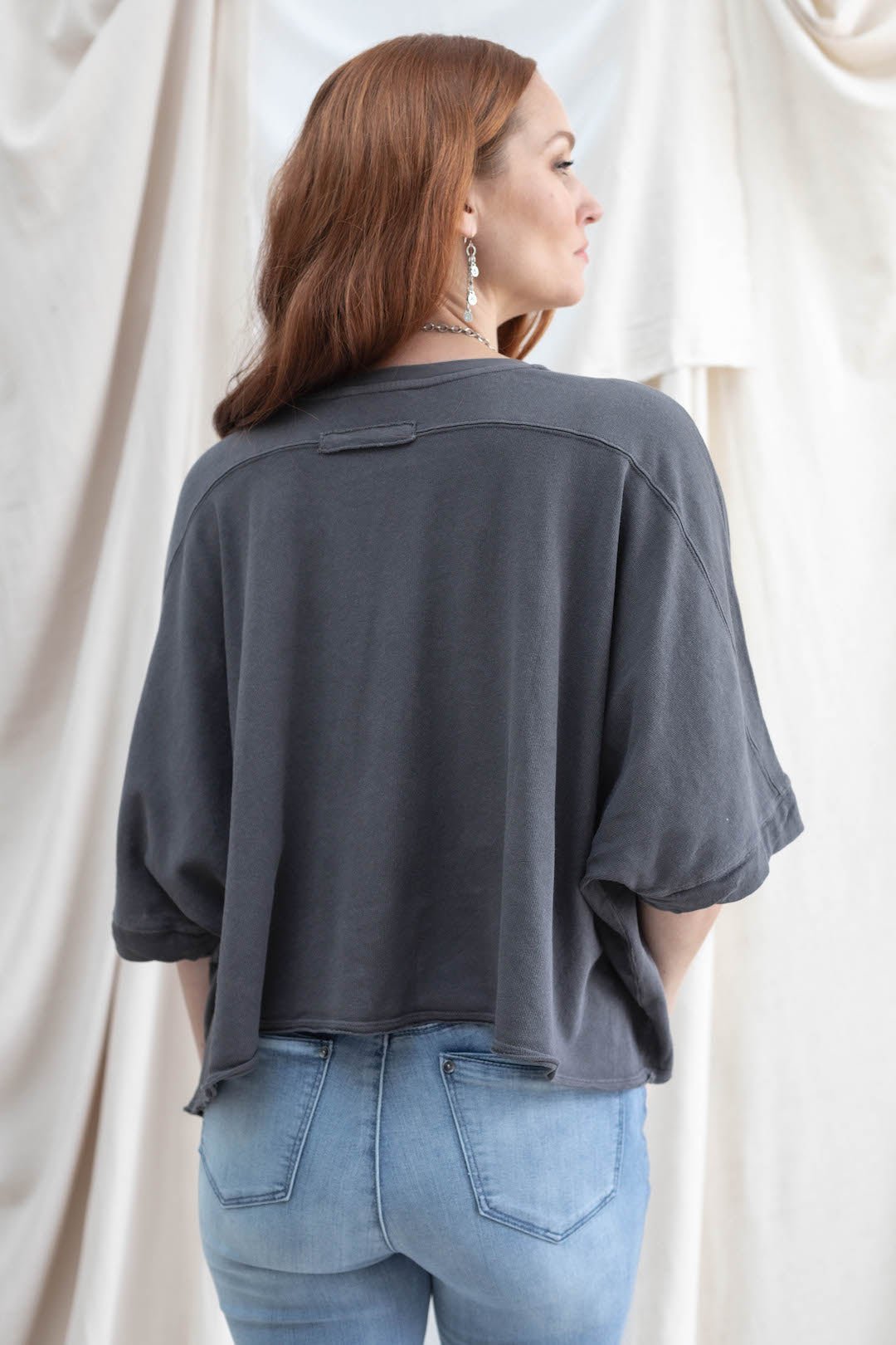 Vintage Swing Tee - Graphite - Mainstream Boutique