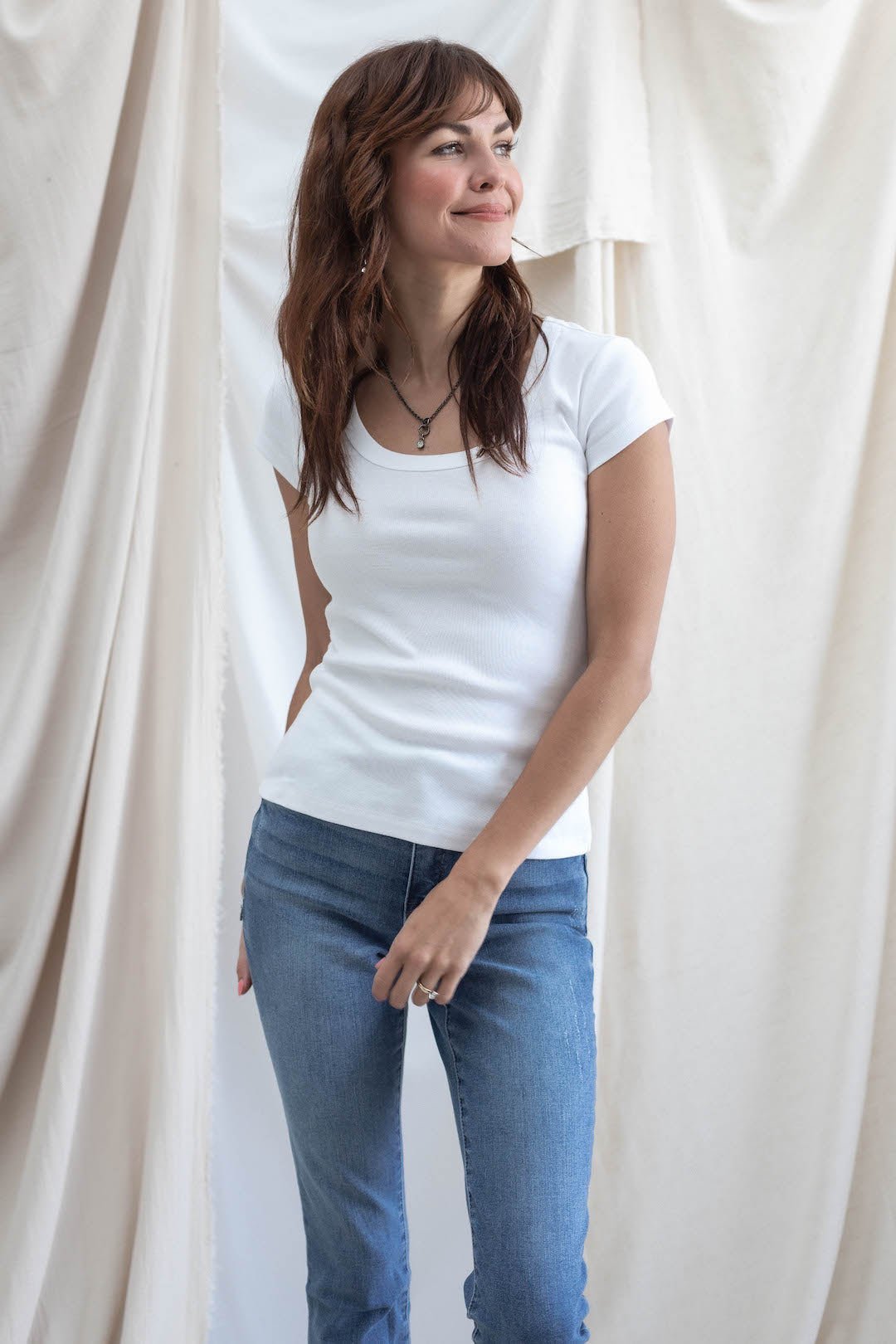 Cap Sleeve Ribbed Top - 2 Colors - Mainstream Boutique