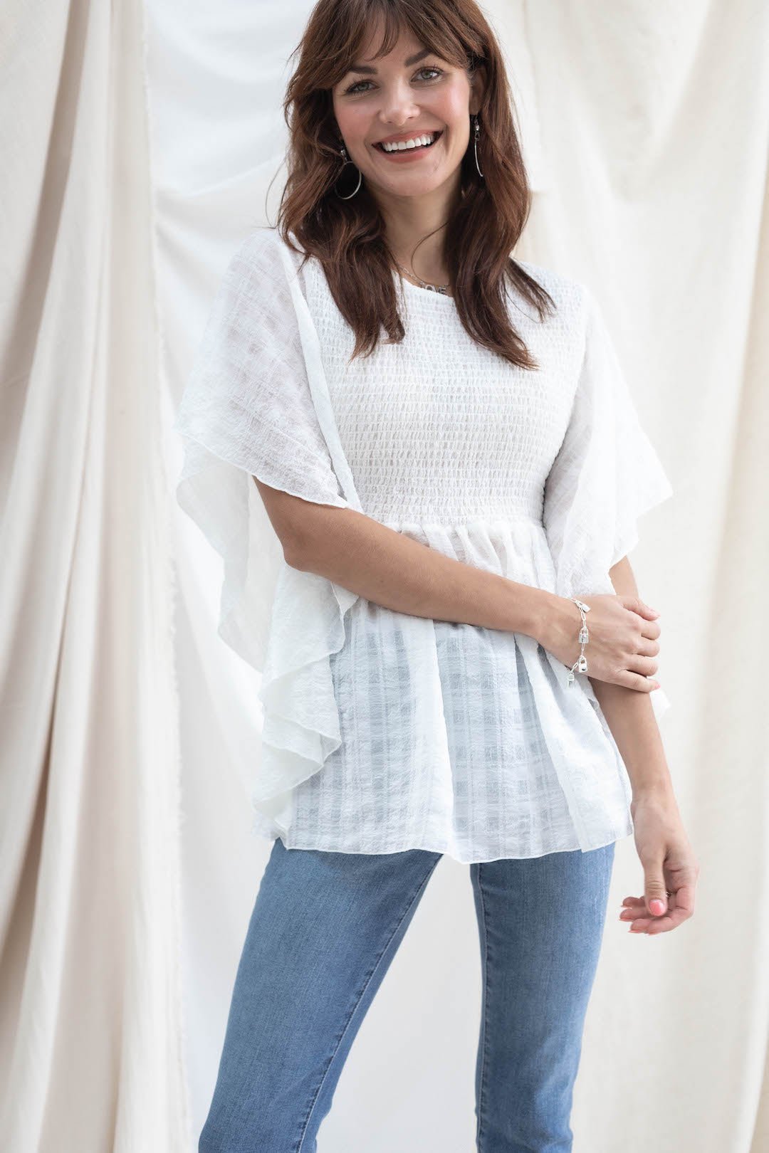 Smocked Top - Mainstream Boutique