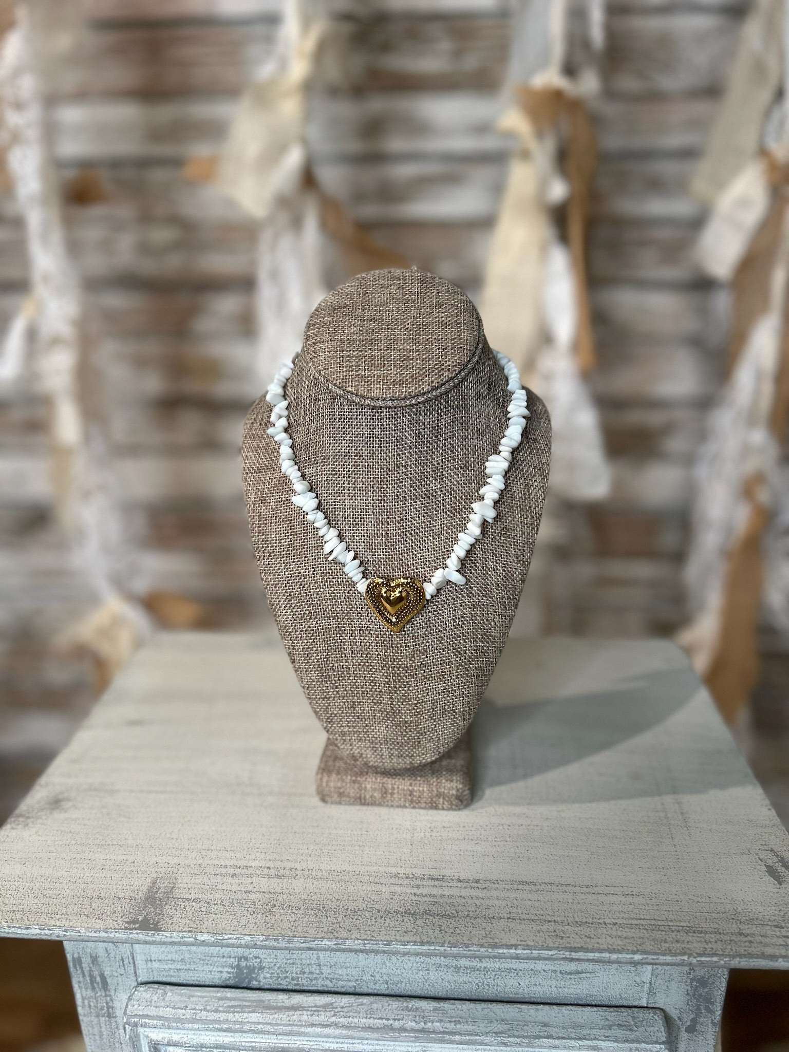Carly Heart Necklace - Mainstream Boutique