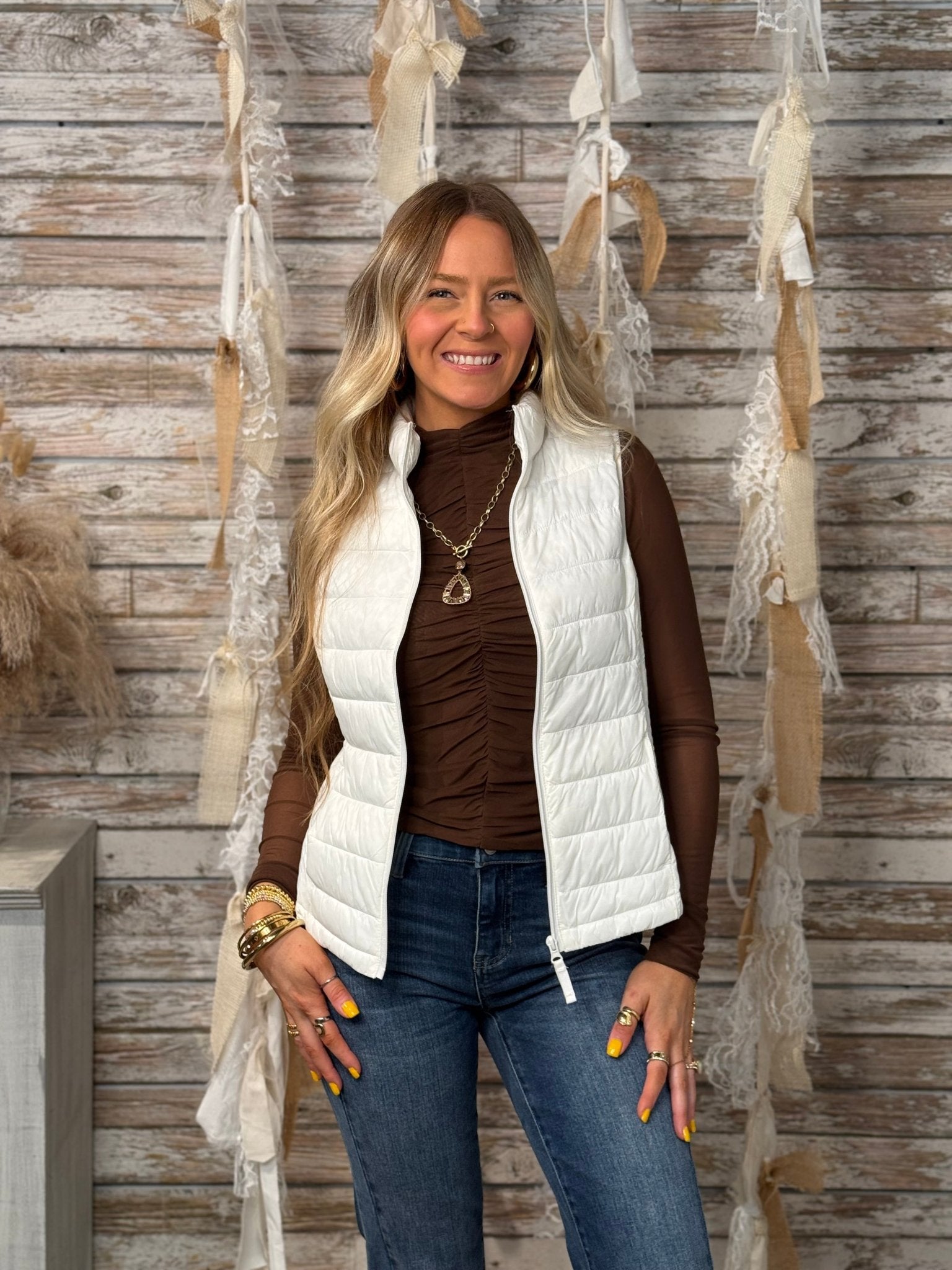 Skyline Packable Puffer Vest” - Mainstream Boutique