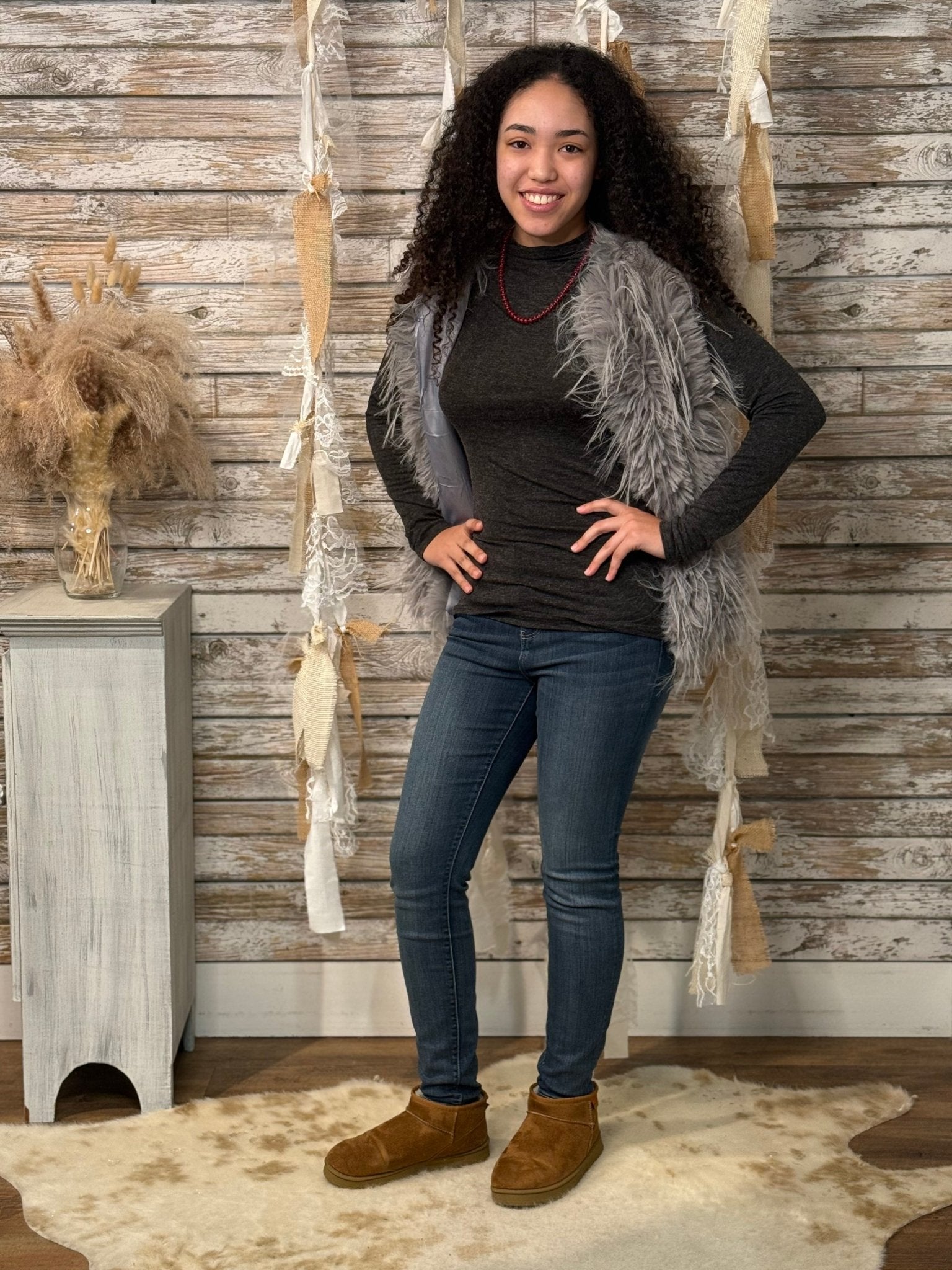 Shaggy Chic Faux Fur Vest - Mainstream Boutique