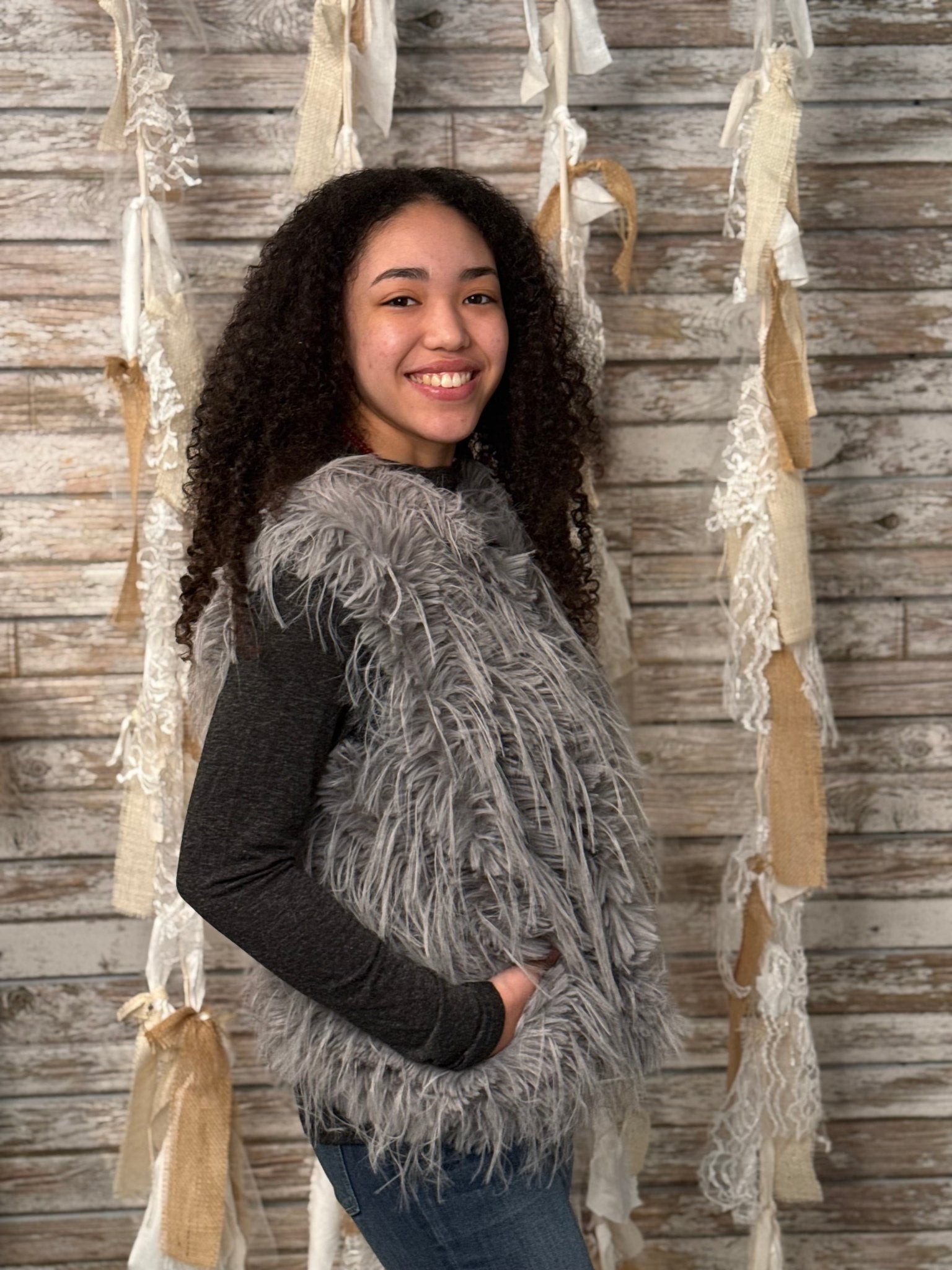 Shaggy Chic Faux Fur Vest - Mainstream Boutique