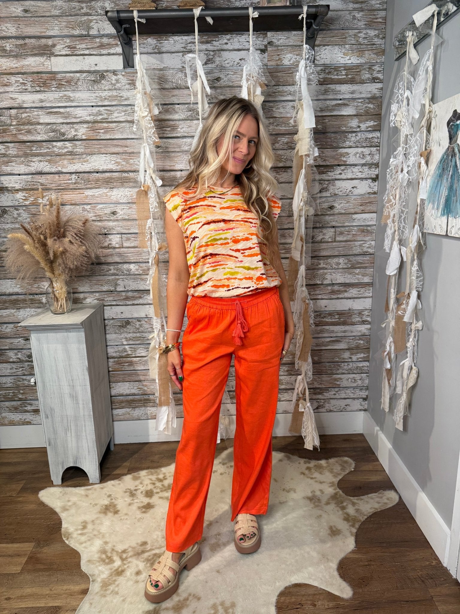 Sunset Streak Tee - Mainstream Boutique