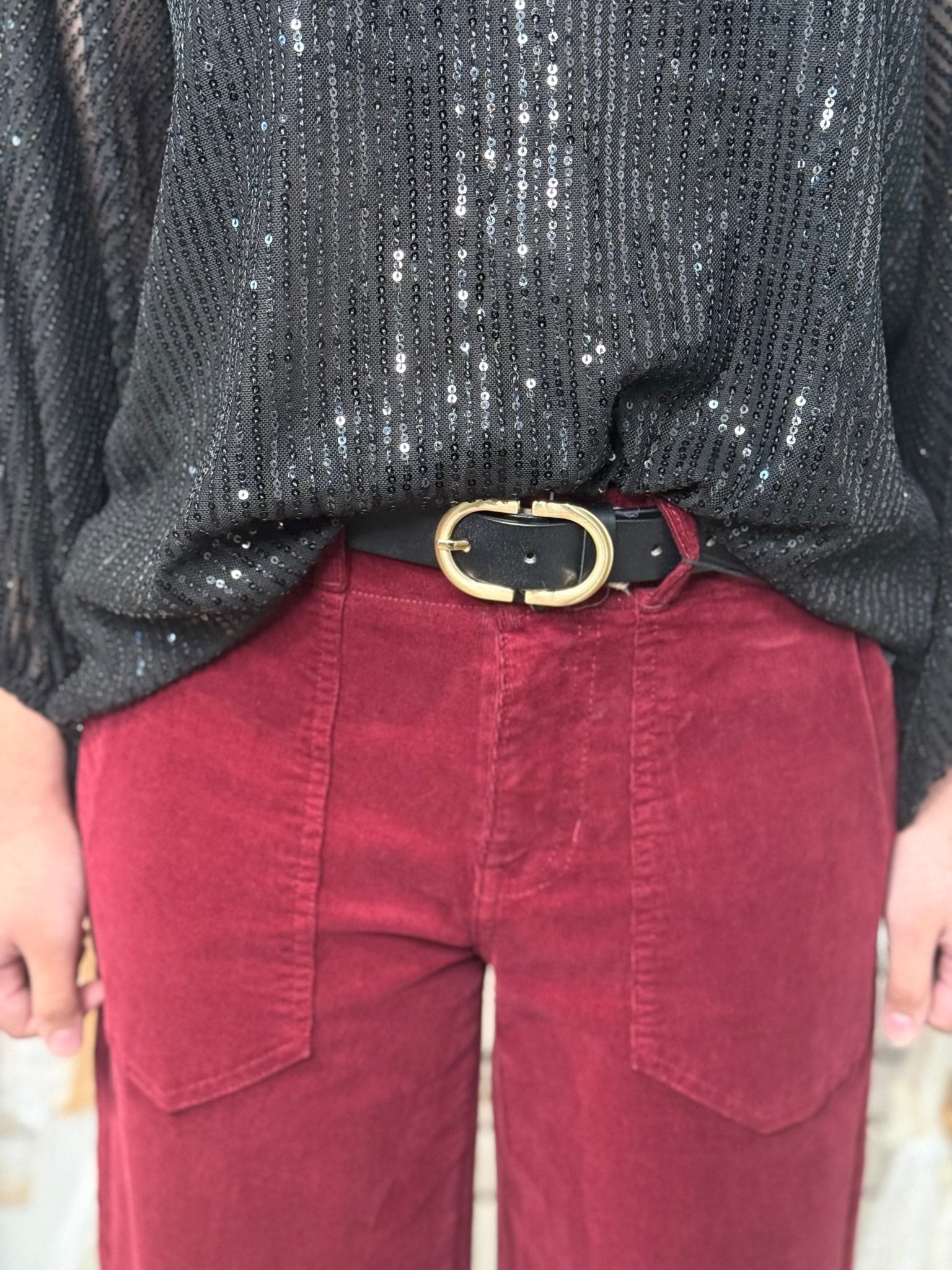 Golden Buckle Belt - Mainstream Boutique